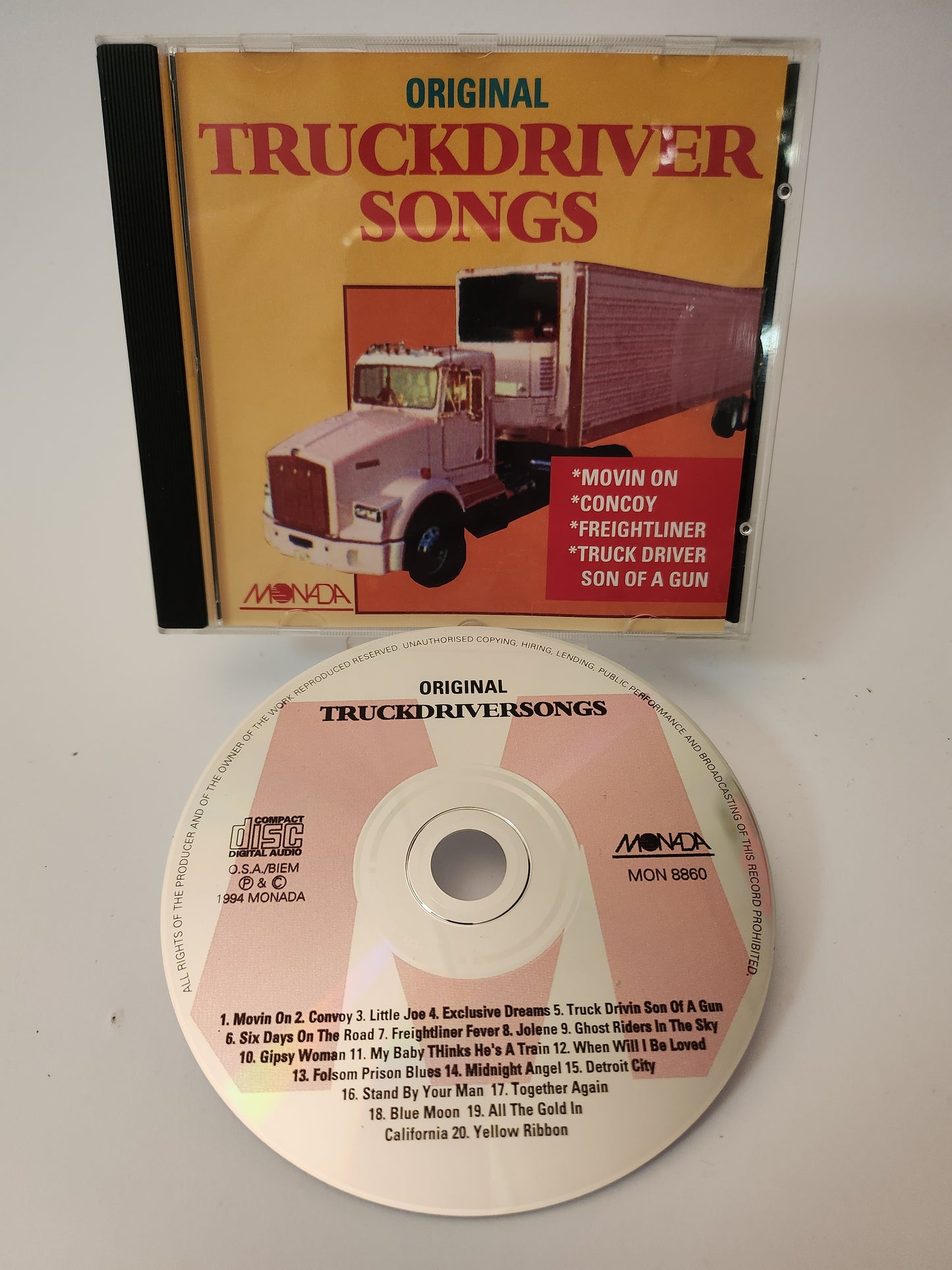 Original Truckdriver Songs CD