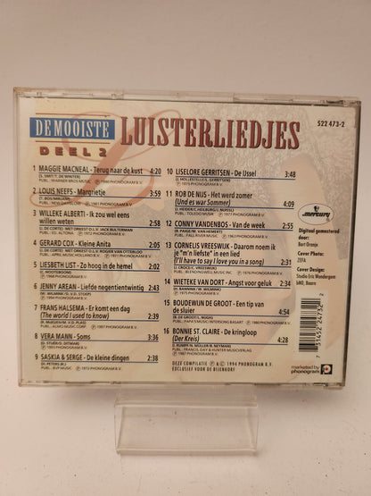 De Mooiste Luisterliedjes Deel 2 CD