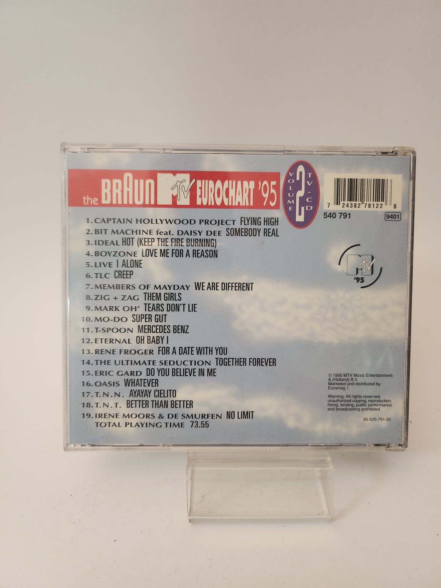 MTV Eurochart '95 Volume 2 CD