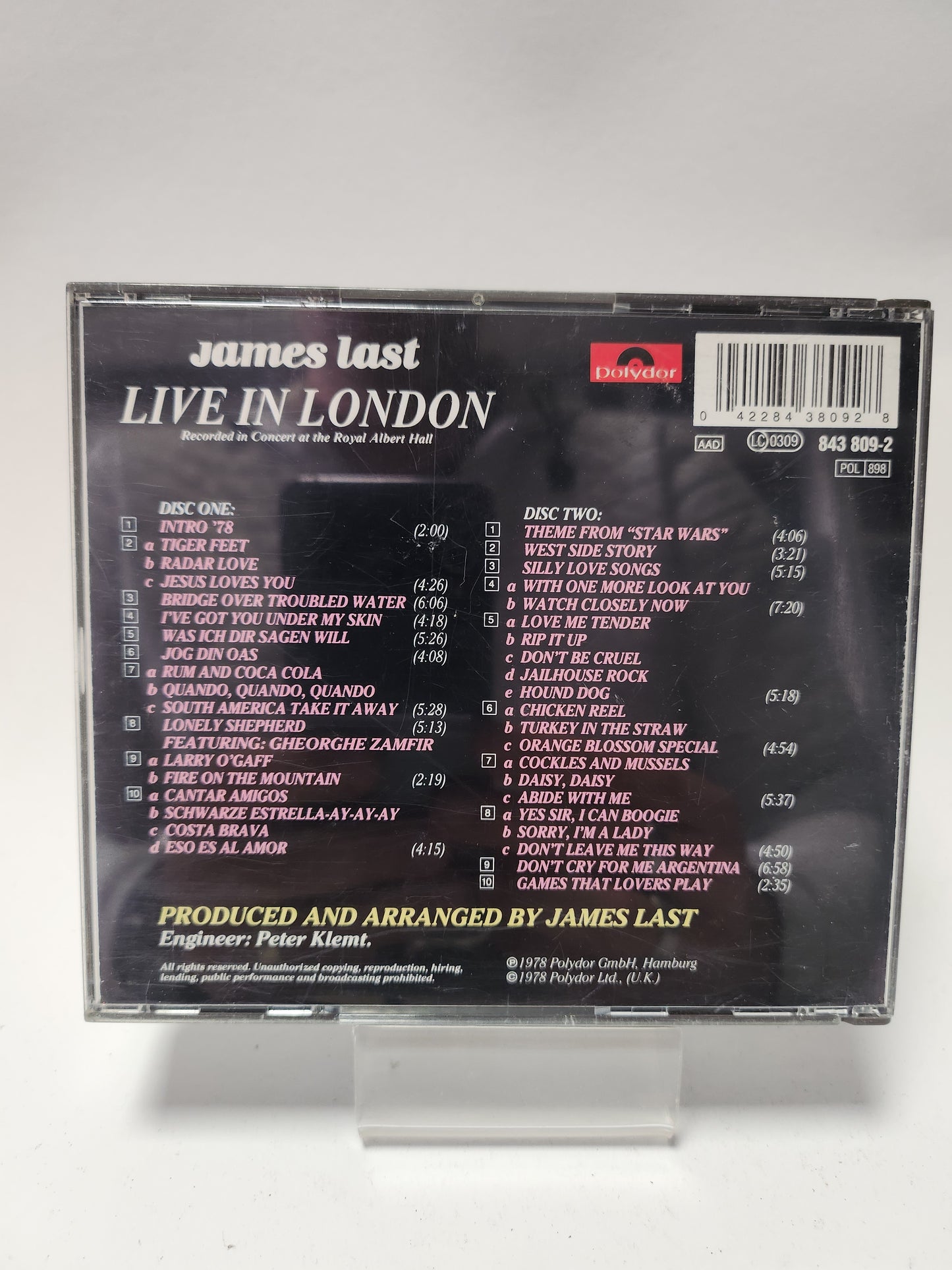 James Last: Live in London Dubbel CD