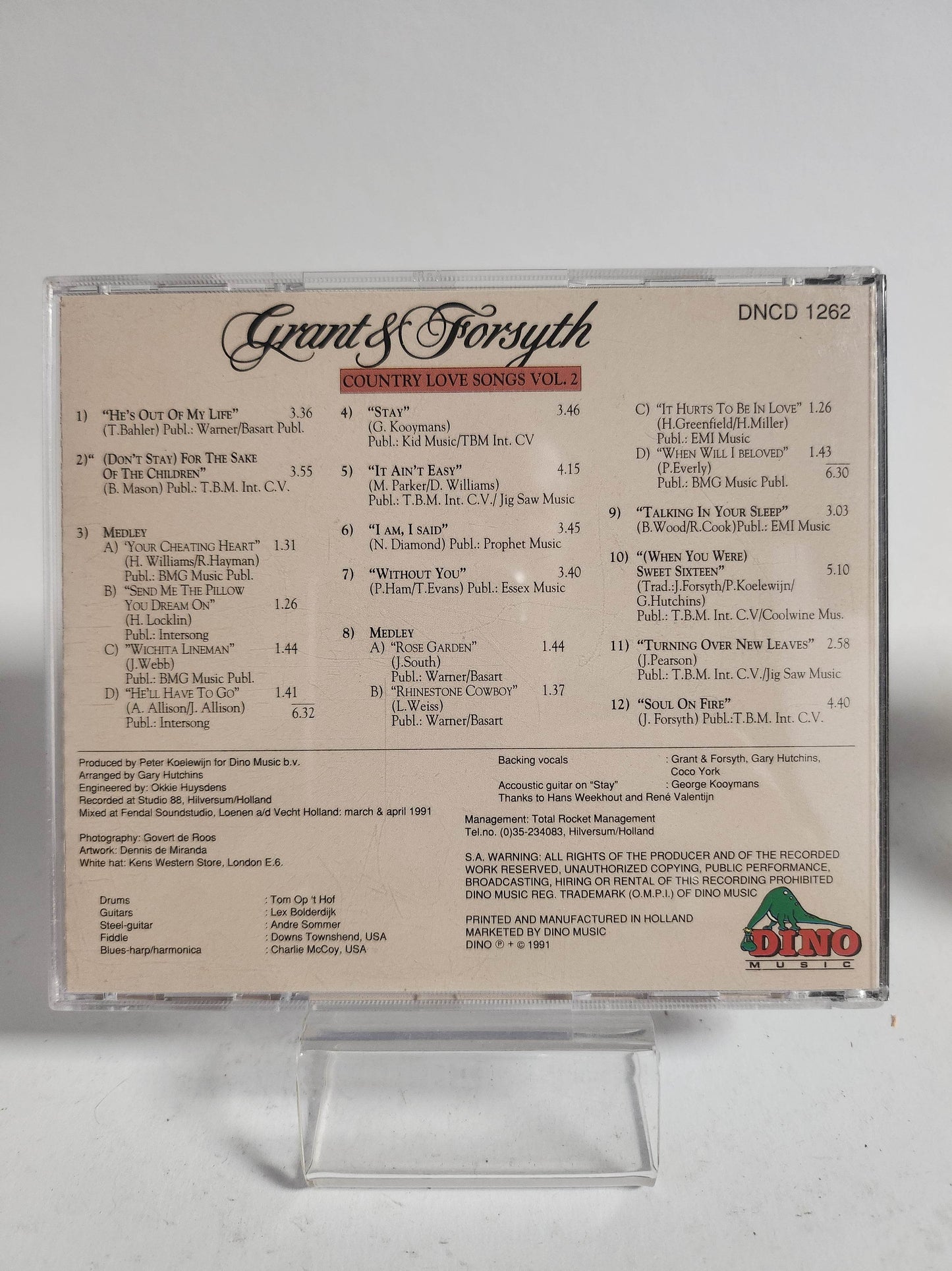 Grant & Forsyth: Country Love Songs Vol 2 CD - Feniks Gameshop