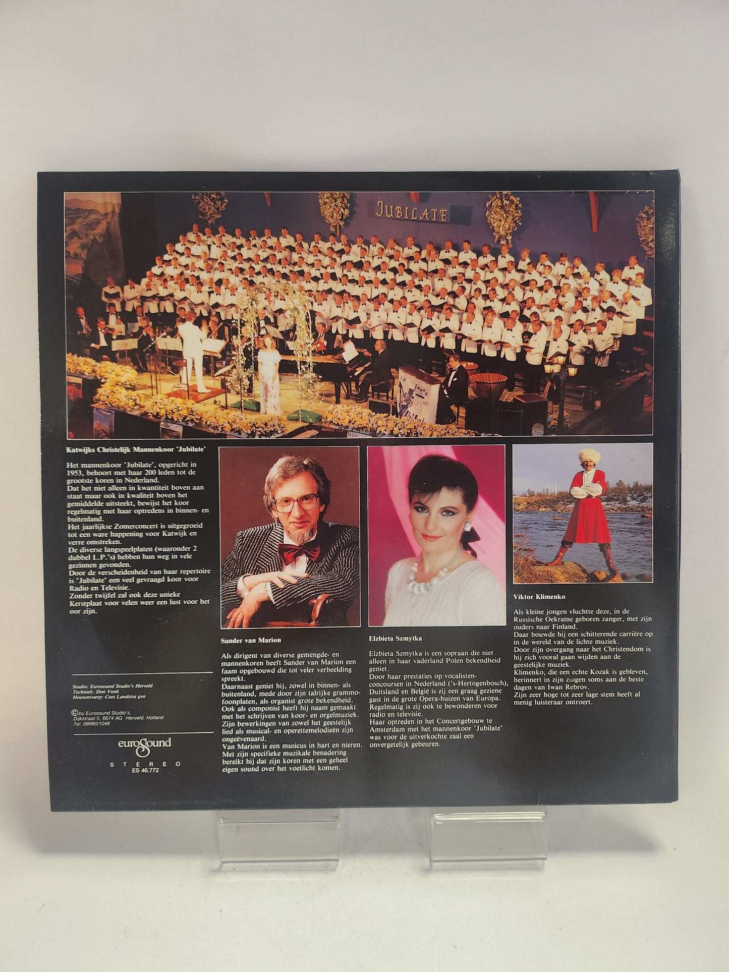 Katwijks Christelijk Mannenkoor "Jubilate" olv Sander van Marion zingt Bekende Internationale Kerstliederen LP Vinyl