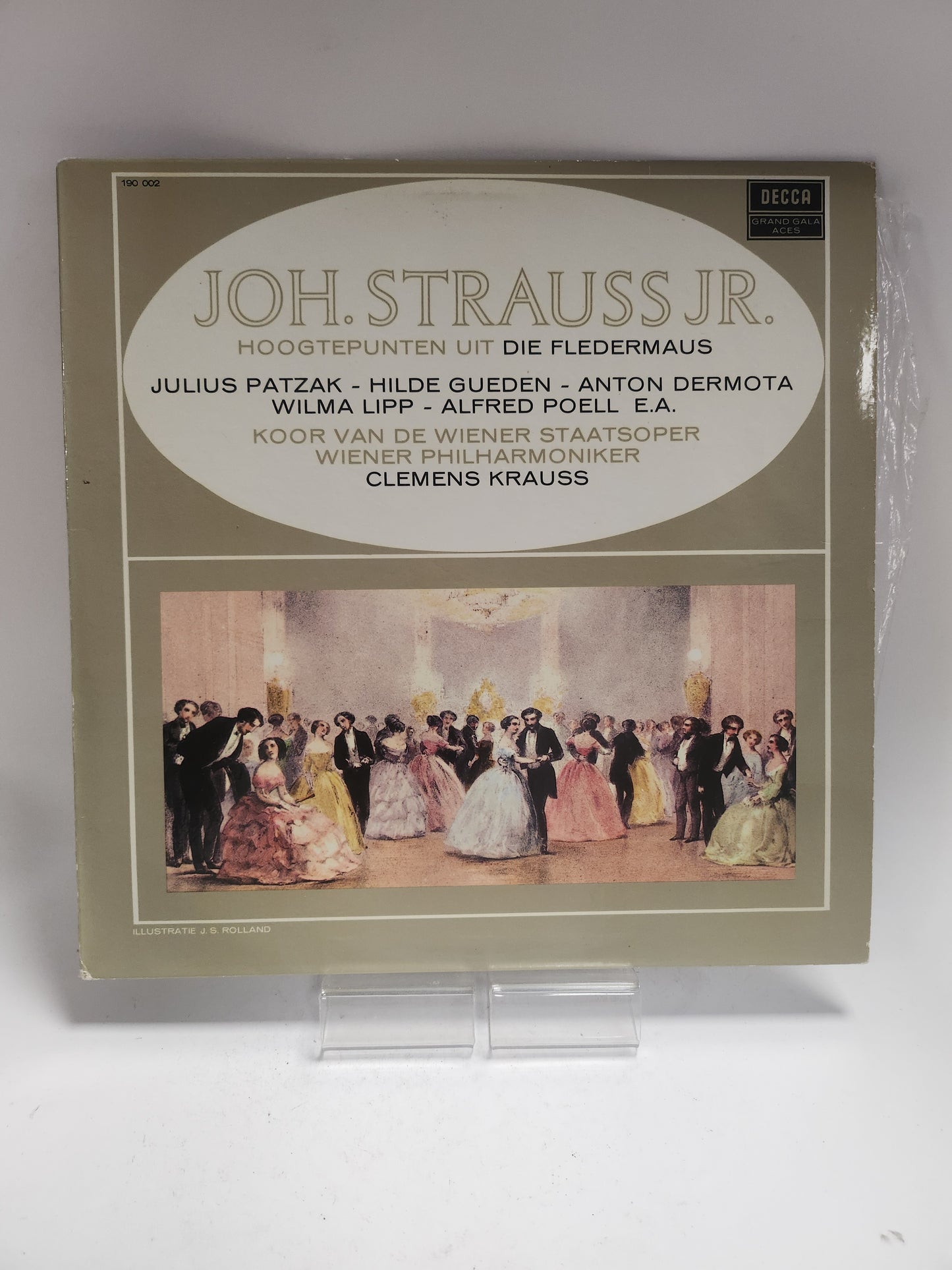Johann Strauss Jr: Hoogtepunten uit "Die Fledermaus" LP Vinyl