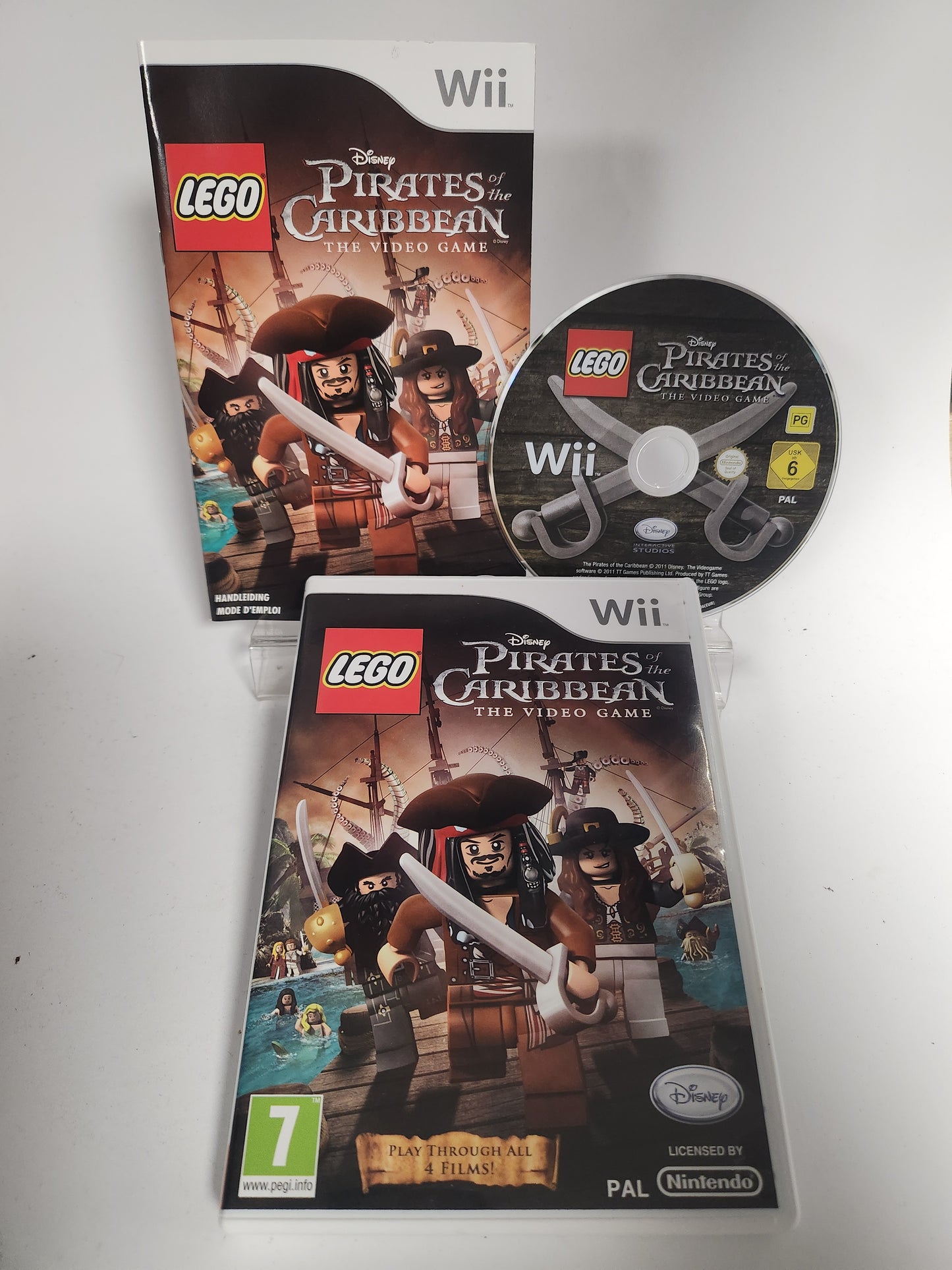 Disney Lego Pirates of the Caribbean the Videogame Nintendo Wii