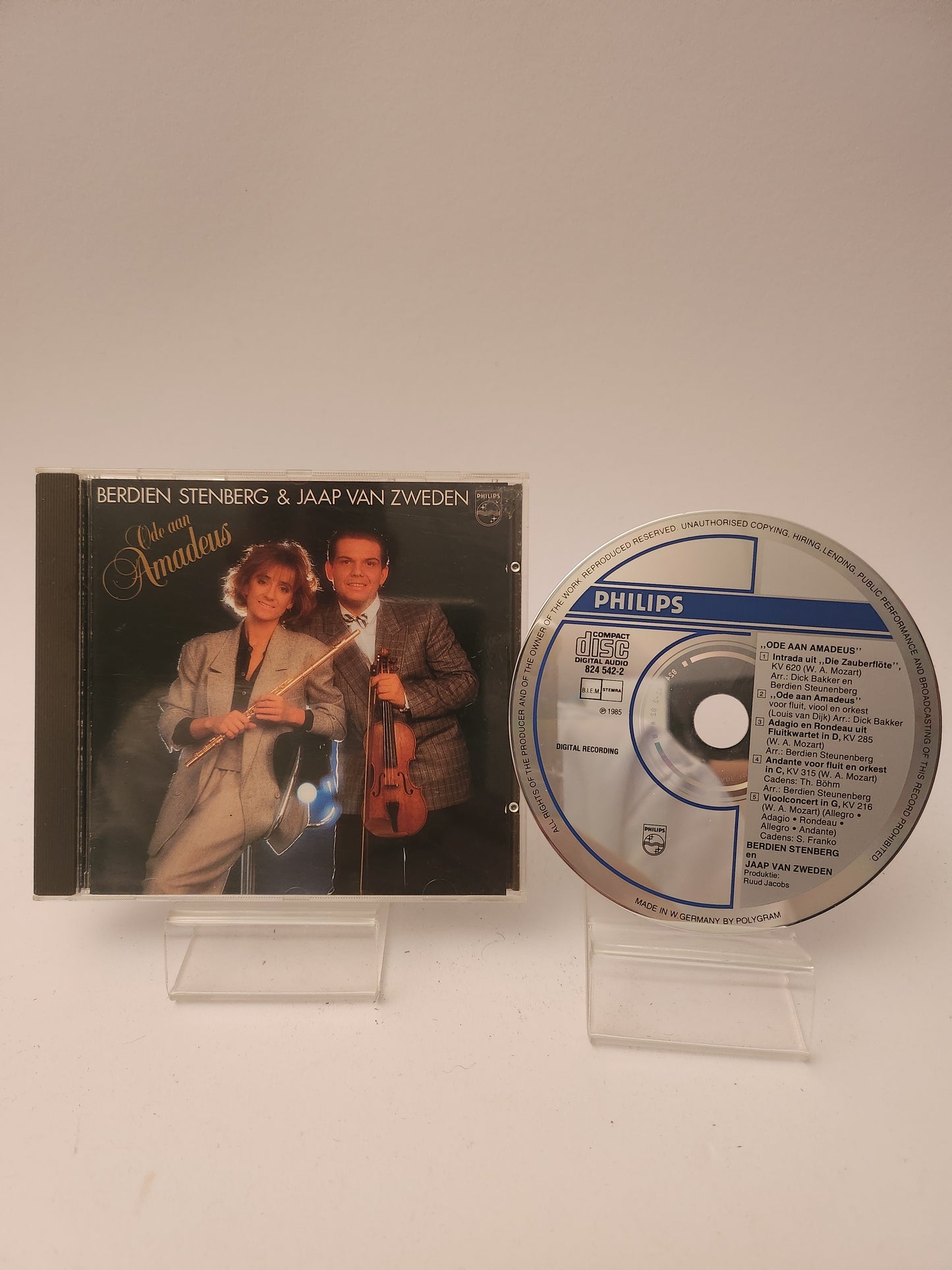 Berdien Stenberg & Jaap van Zweden: Ode aan Amadeus CD