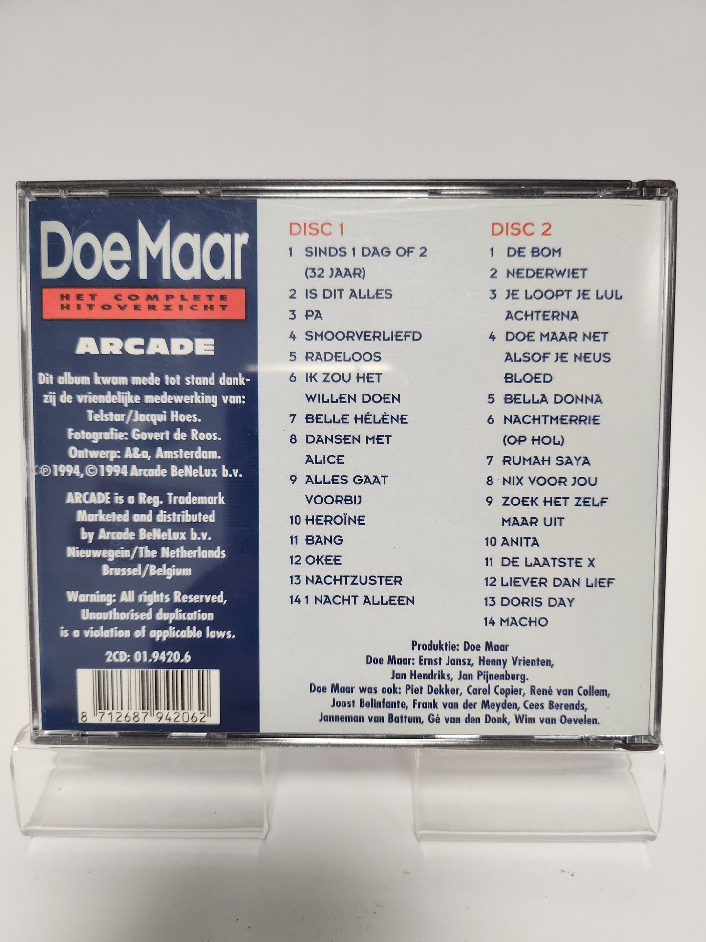 Doe Maar: het Complete Overzicht CD