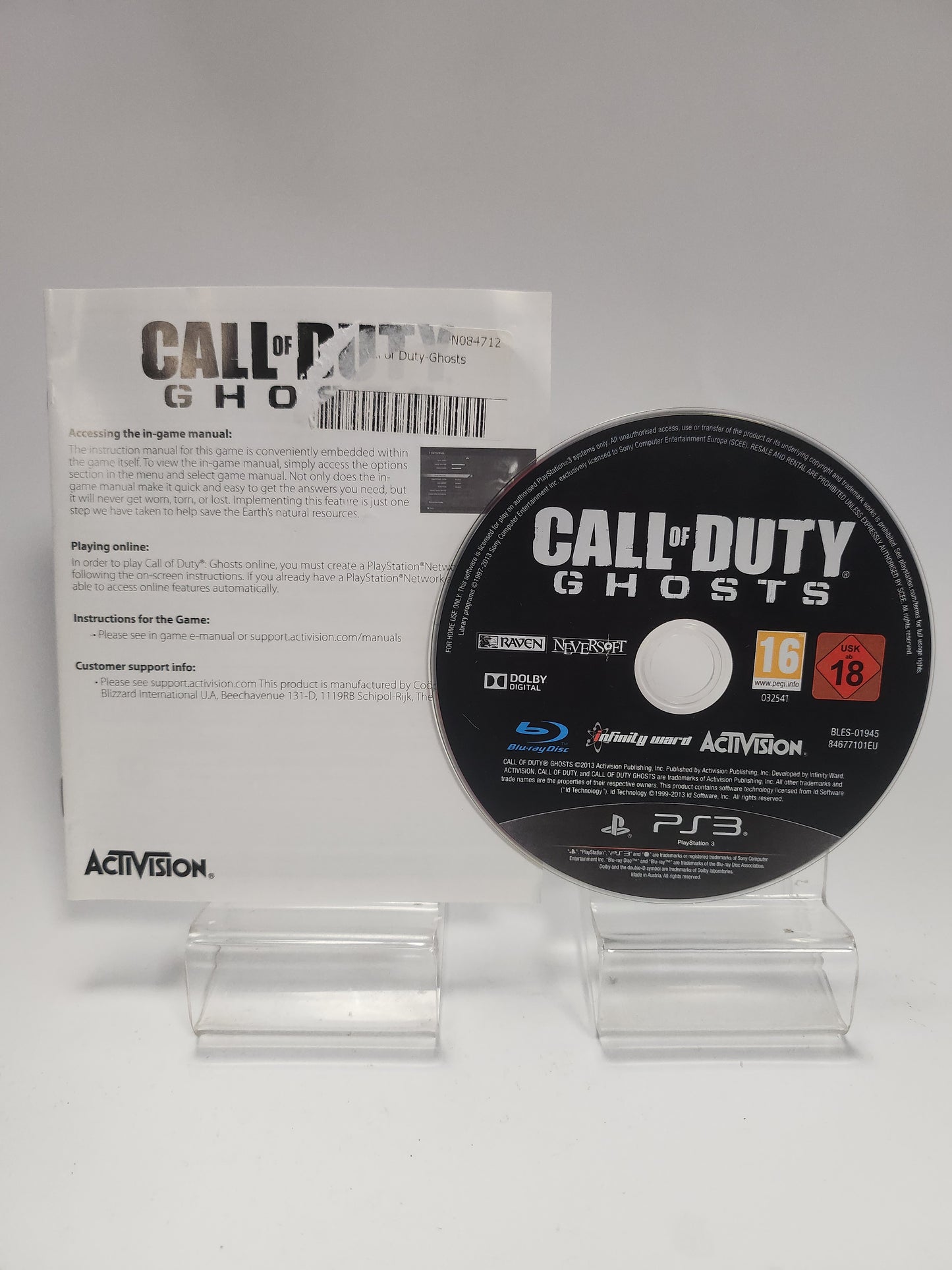 Call of Duty Ghosts Australian Cover Playstation 3
