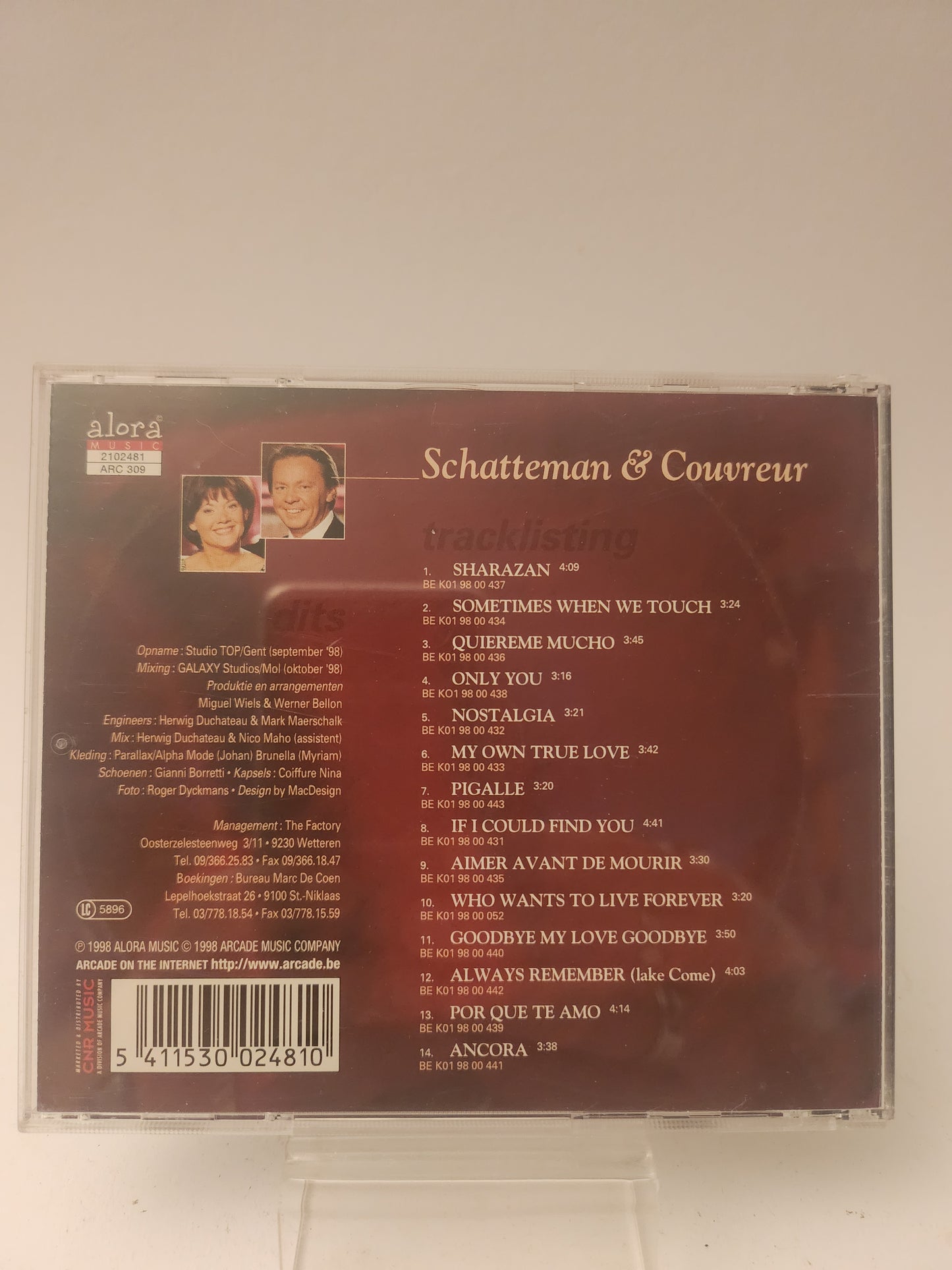 Schatteman & Couvreur: Together Forever CD