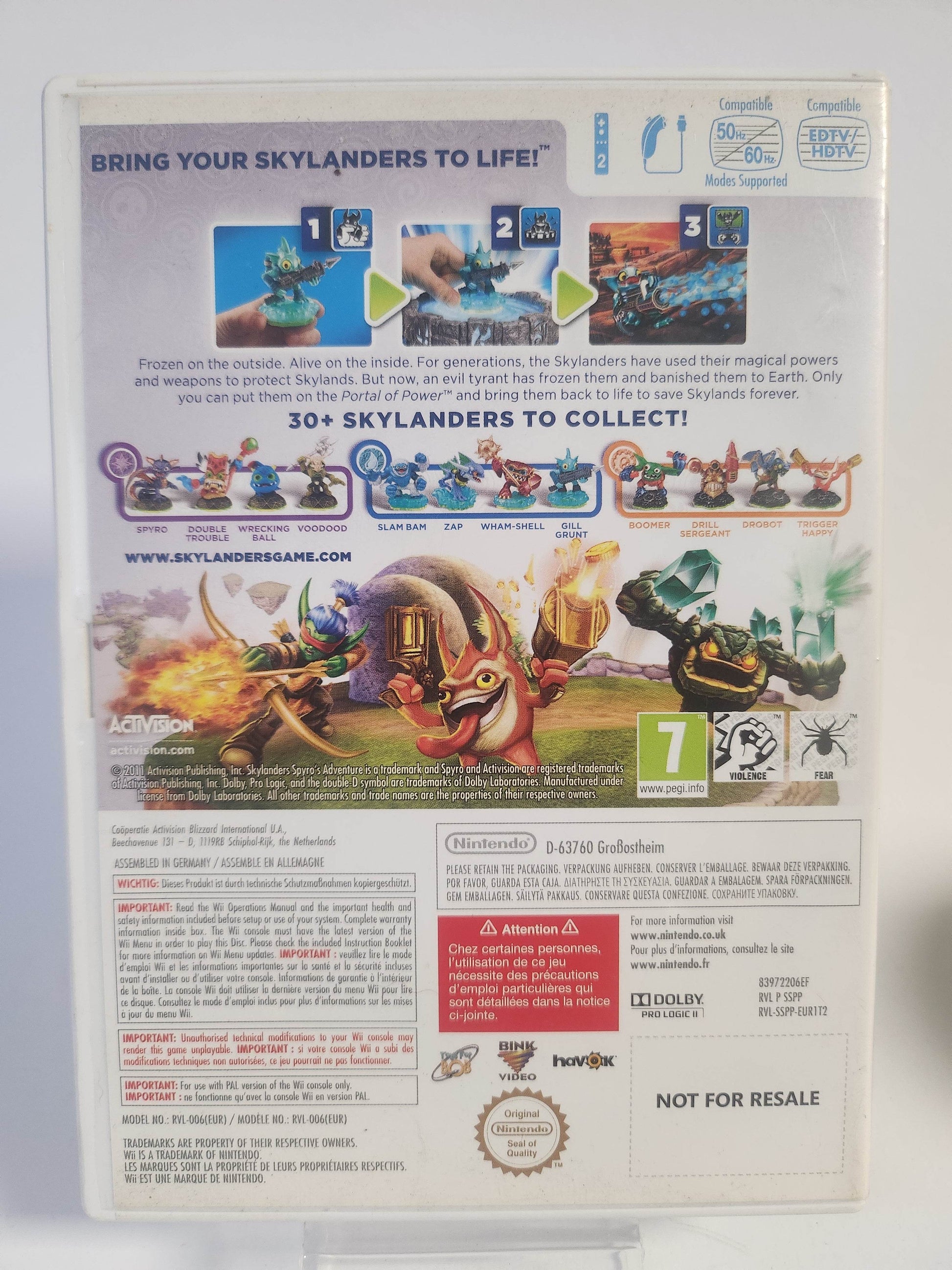 Skylanders Spyro’s Adventure (No Book) Wii - Feniks Gameshop