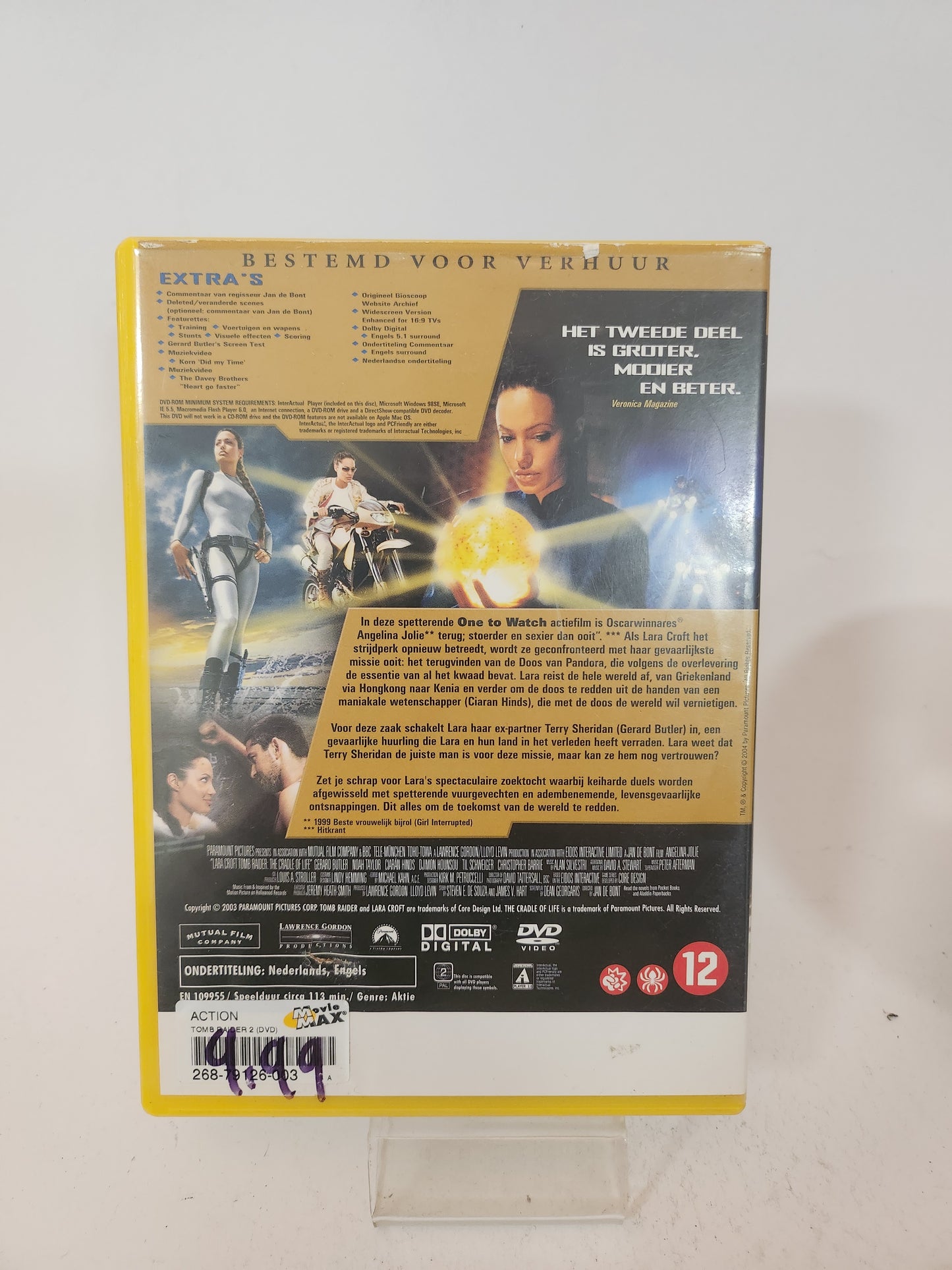 Lara Croft Tomb Raider: the Cradle of Life DVD