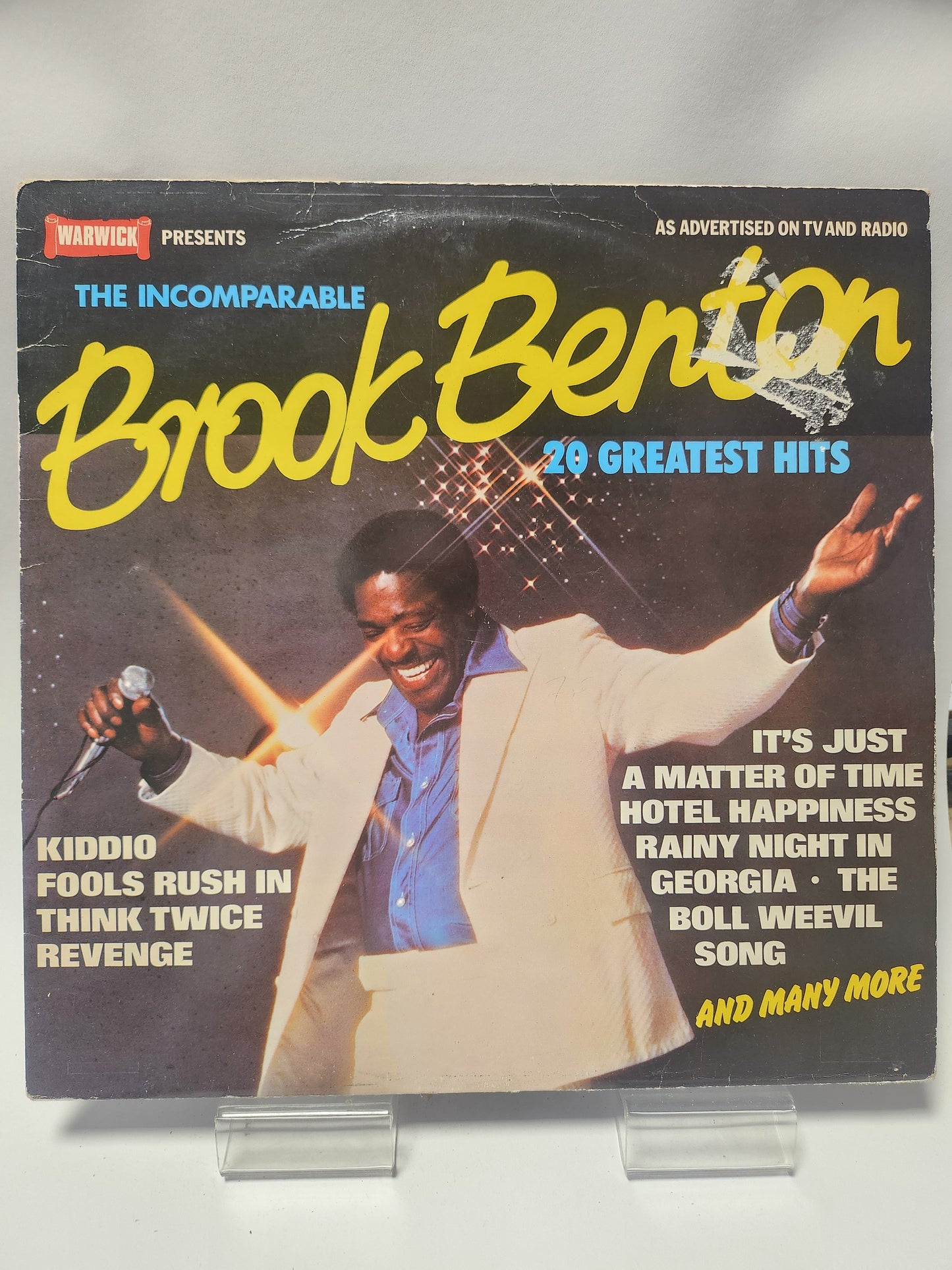 Brook Benton: the Incomparable 20 Greatest Hits LP Vinyl