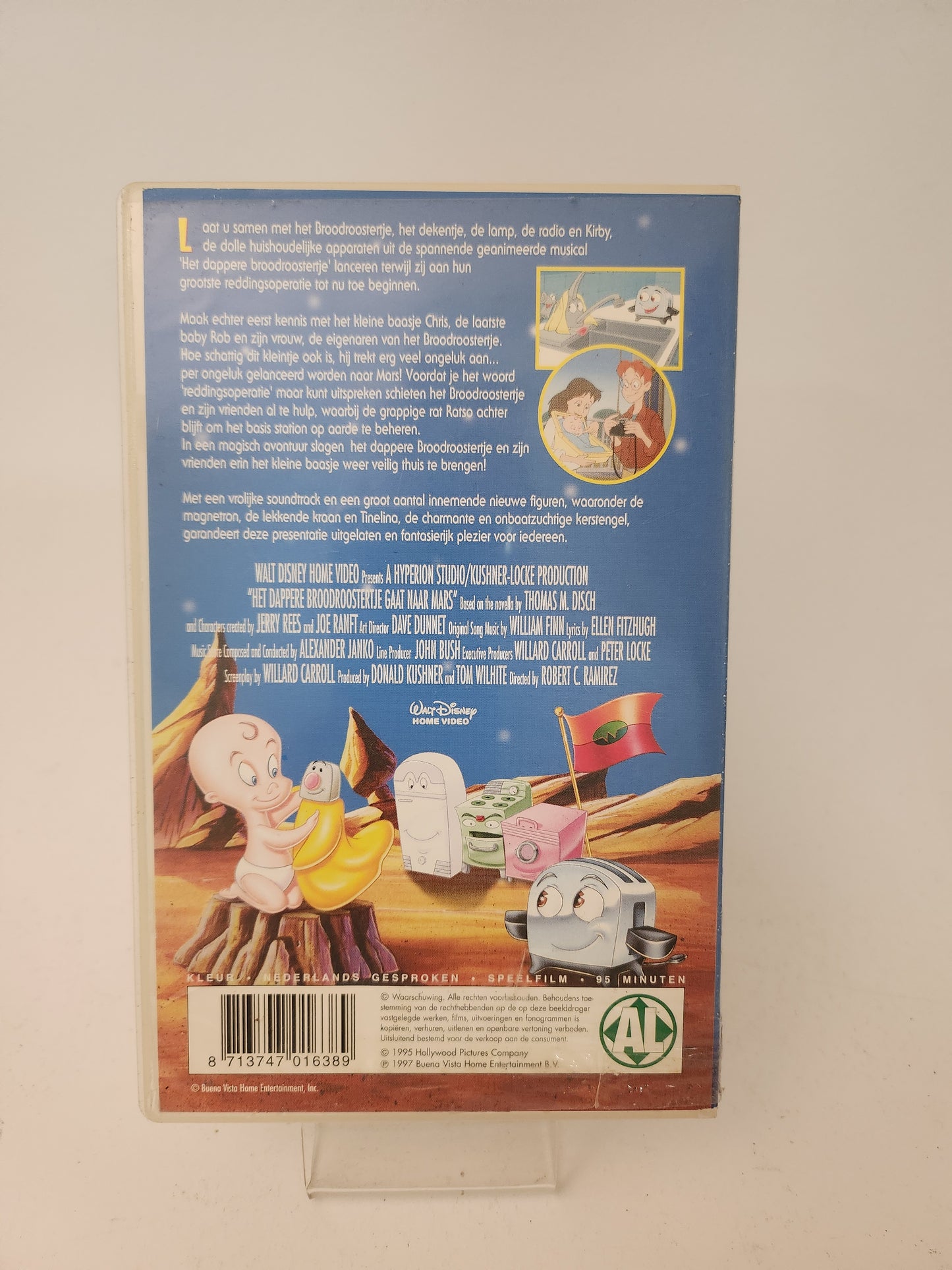 Dappere Broodroostertje Gaat naar Mars VHS Kids