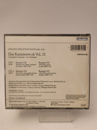 Bach: Das Kantatenwerk Vol. 33 CD