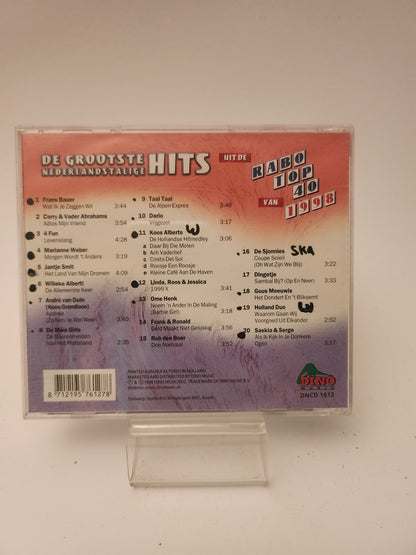 Grootste Nederlandstalige Hits uit de Rabo Top 40 van 1998 CD