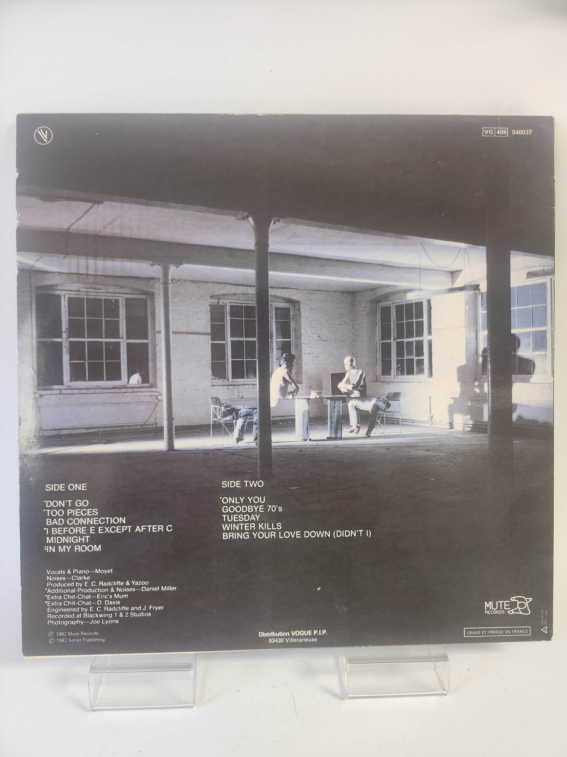 Yazoo: Upstairs at Eric's LP Vinyl - Feniks Gameshop