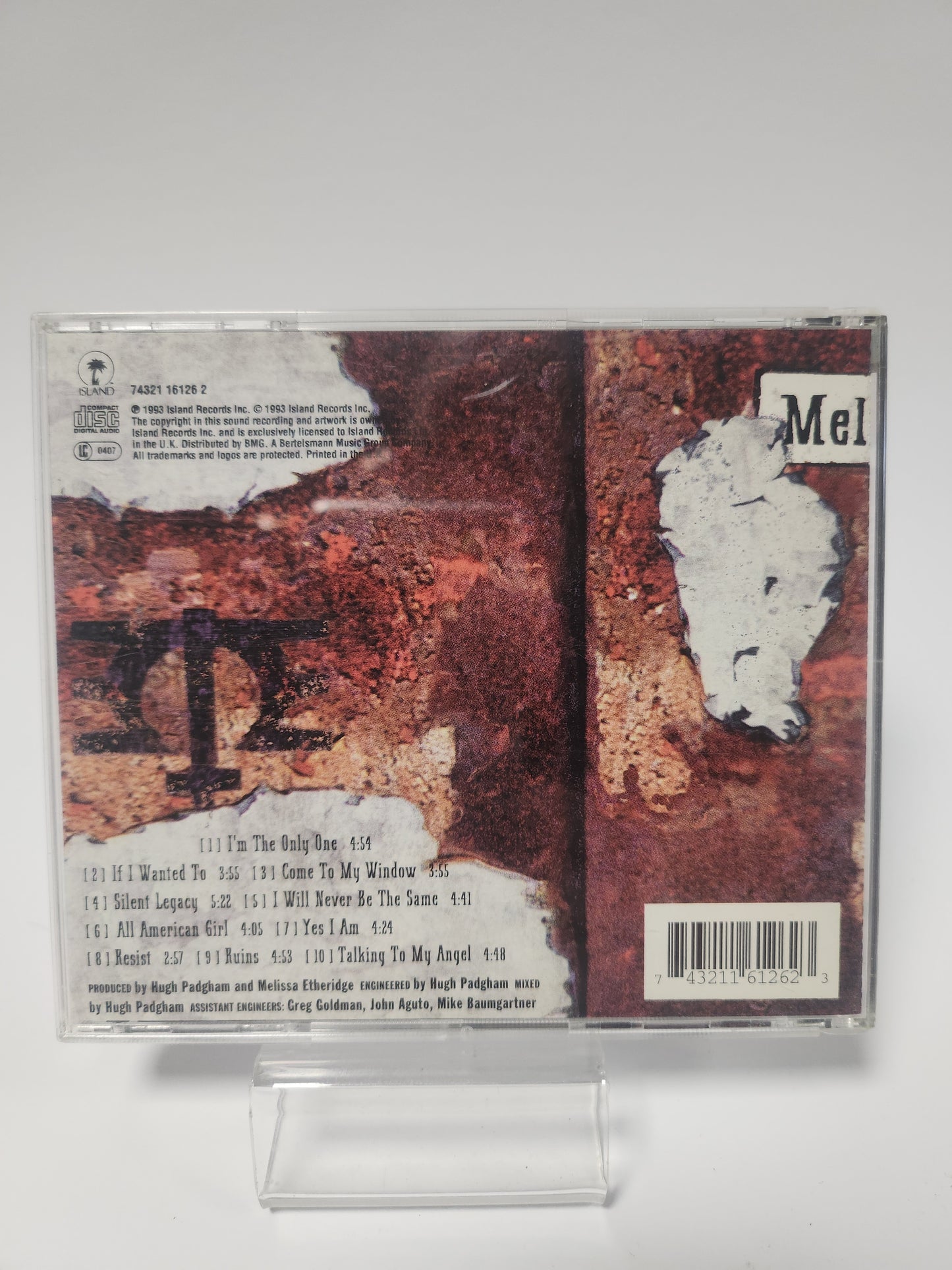 Melissa Etheridge: Yes I Am CD