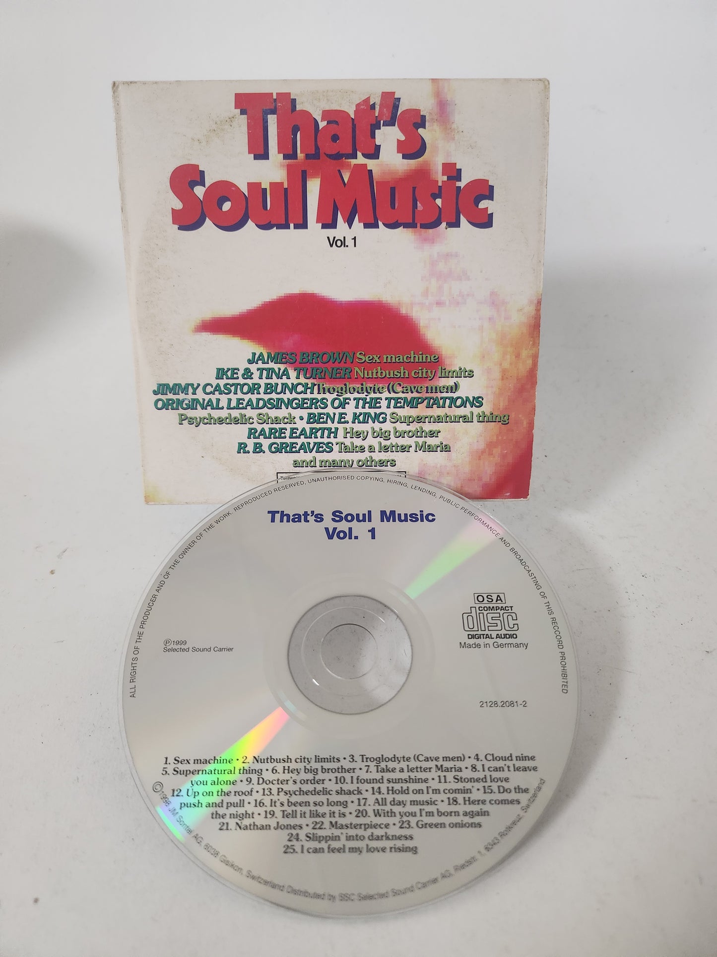 That's Soul Music Volume 1 CD Single