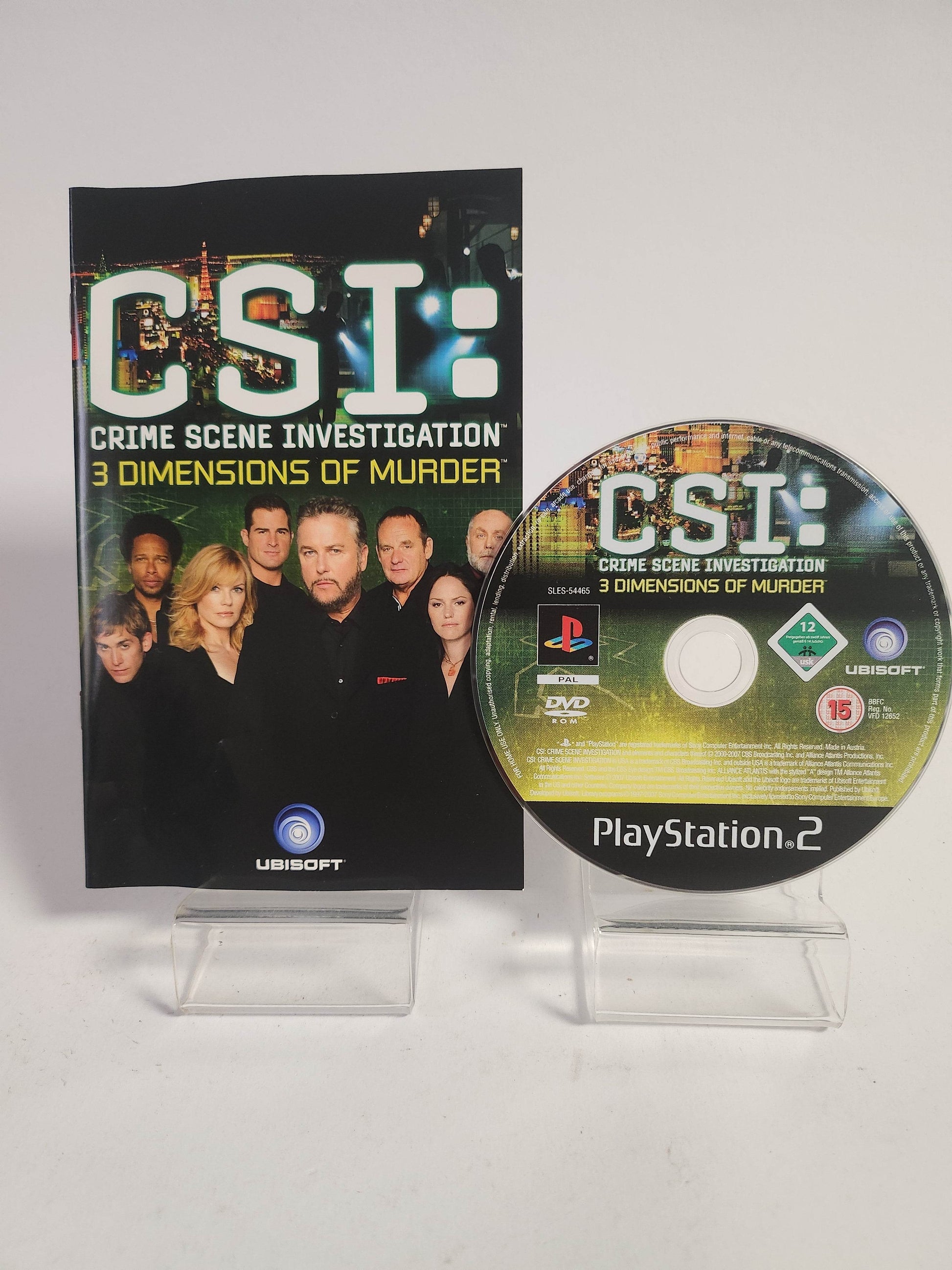 Crime Scene Investigation 3 Dimensions of Murder PS2 - Feniks Gameshop