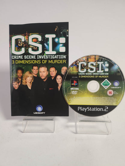 Crime Scene Investigation 3 Dimensions of Murder PS2 - Feniks Gameshop