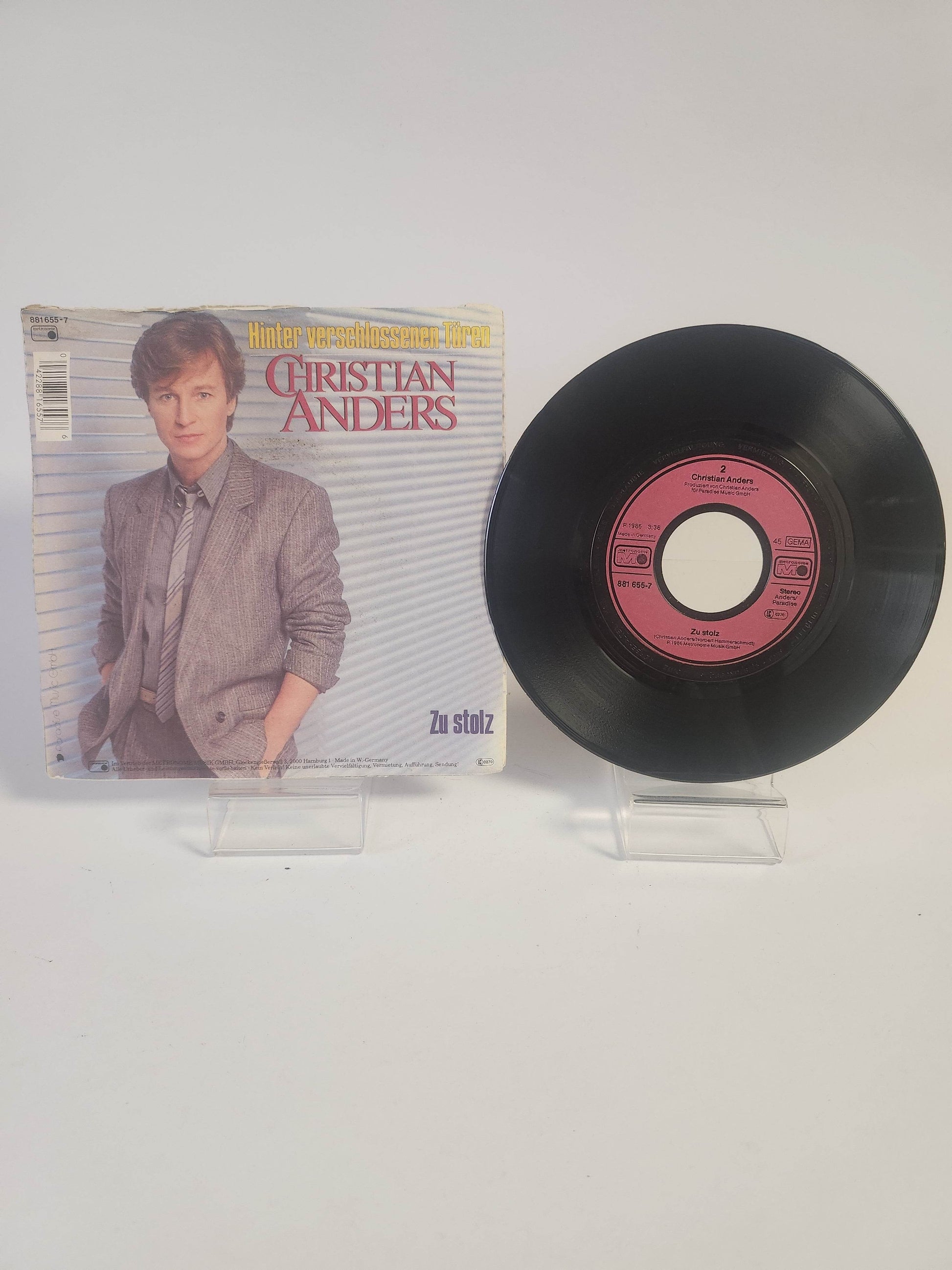 Christian Anders: Hinter Verschlossenen Türen Single Vinyl - Feniks Gameshop