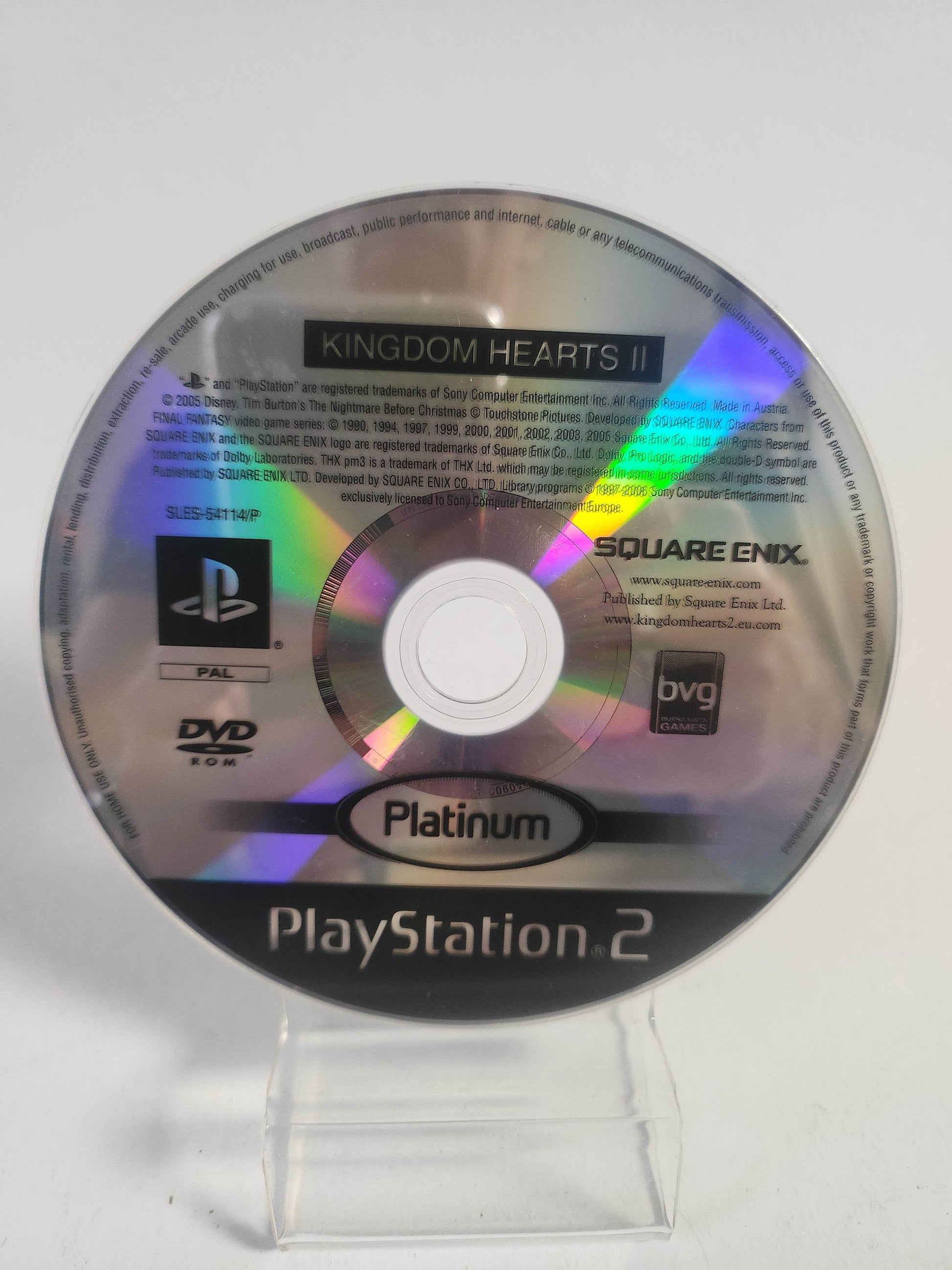 Kingdom Hearts II Platinum (Disc Only) PlayStation 2 - Feniks Gameshop