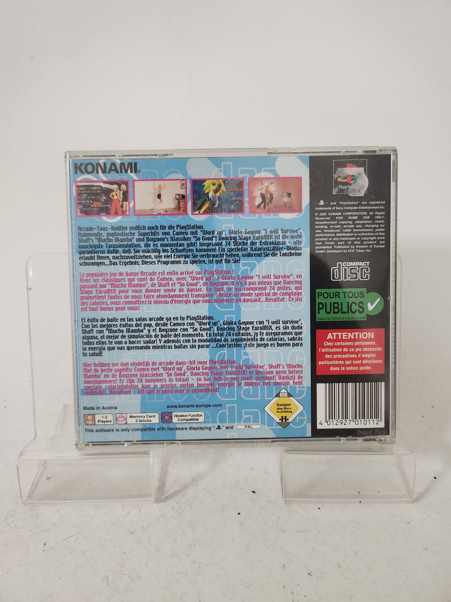 Dancing Stage Euromix Playstation 1