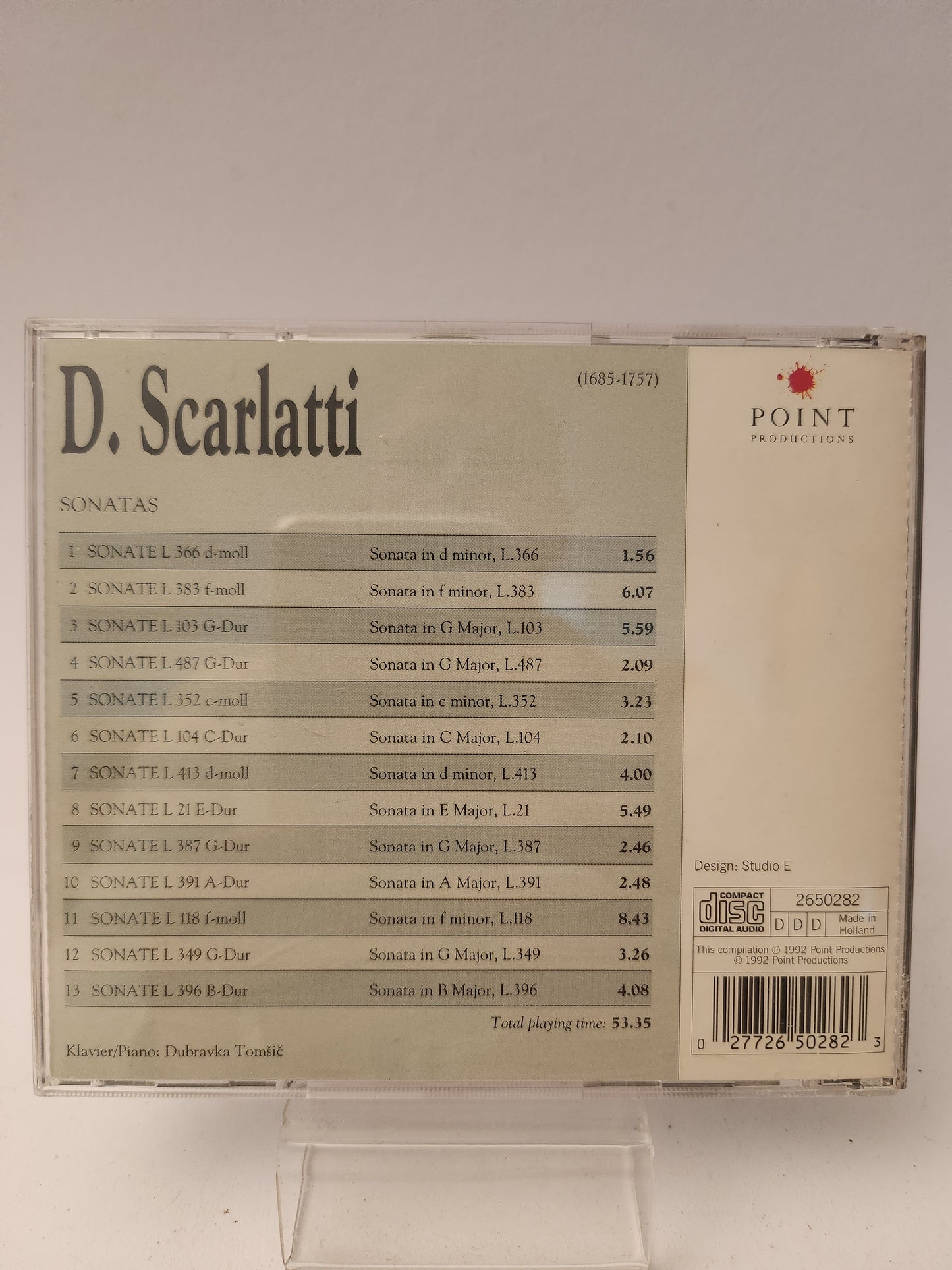 Scarlatti: Sonatas CD