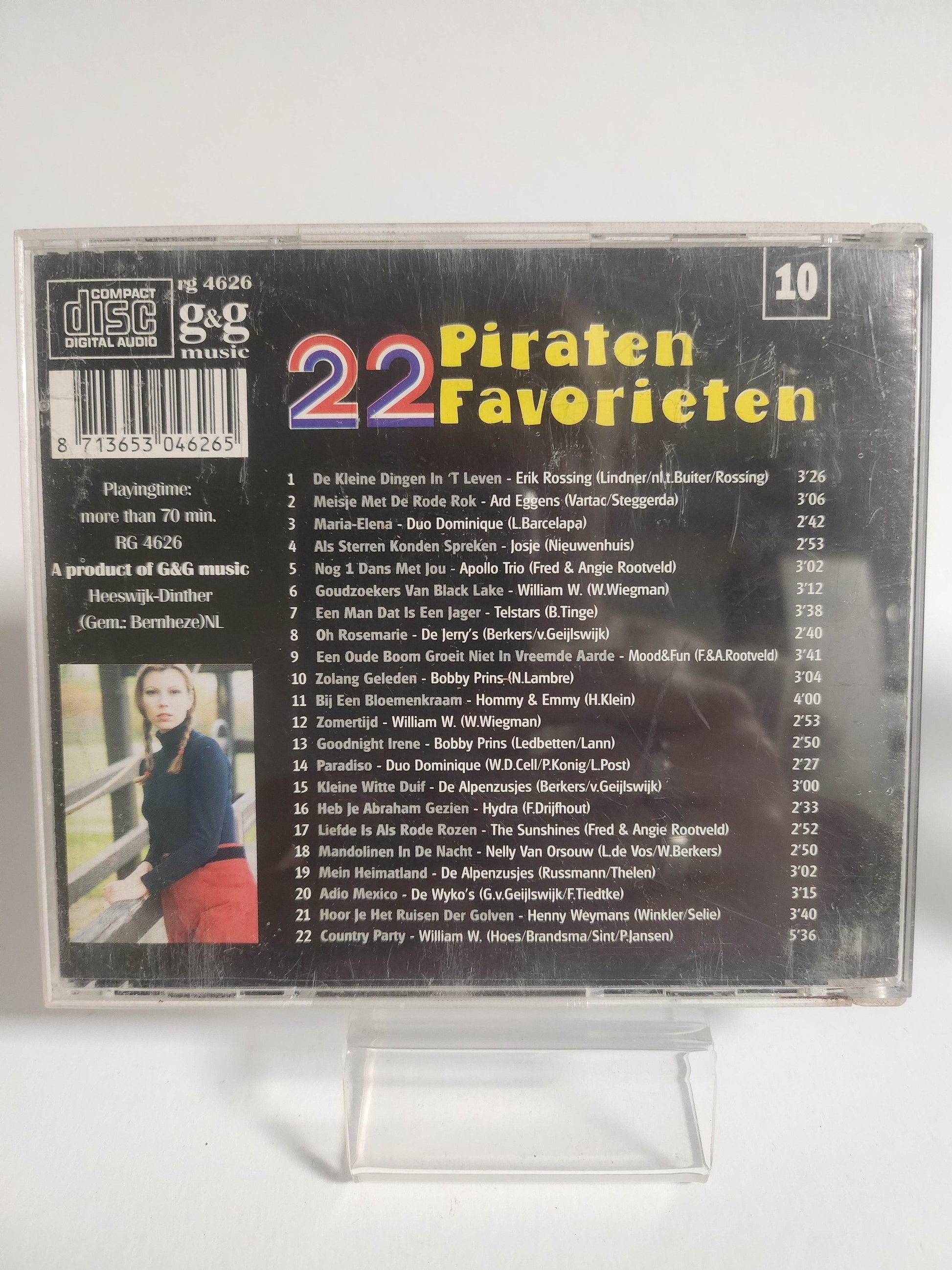 22 Piraten Favorieten Volume 10 CD - Feniks Gameshop