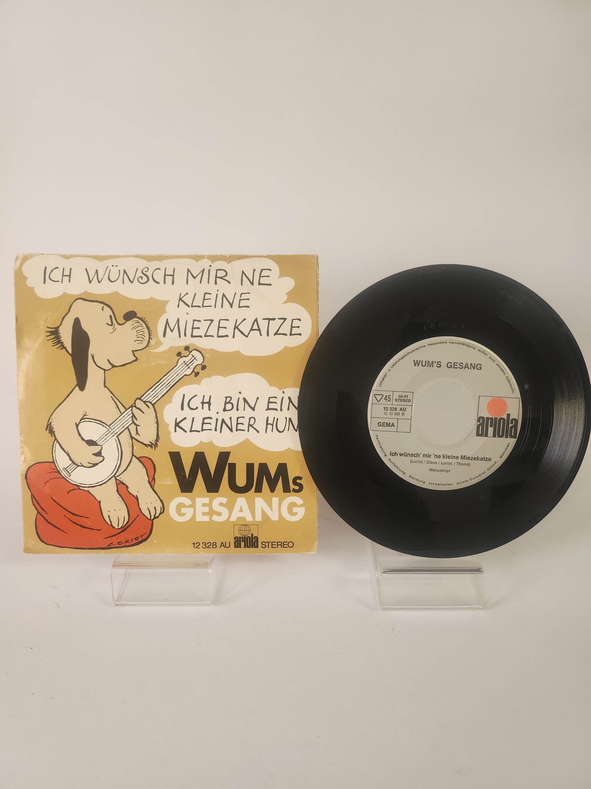 Wum's Gesang: Ich Wunsch mir ne Kleine Miezekatze Single Vinyl - Feniks Gameshop