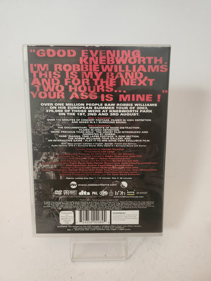 What We Did Last Summer: Robbie Williams live at Knebworth Dvd Muziek
