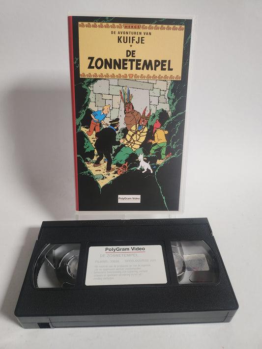 Kuifje "de Zonnetempel" VHS Kids