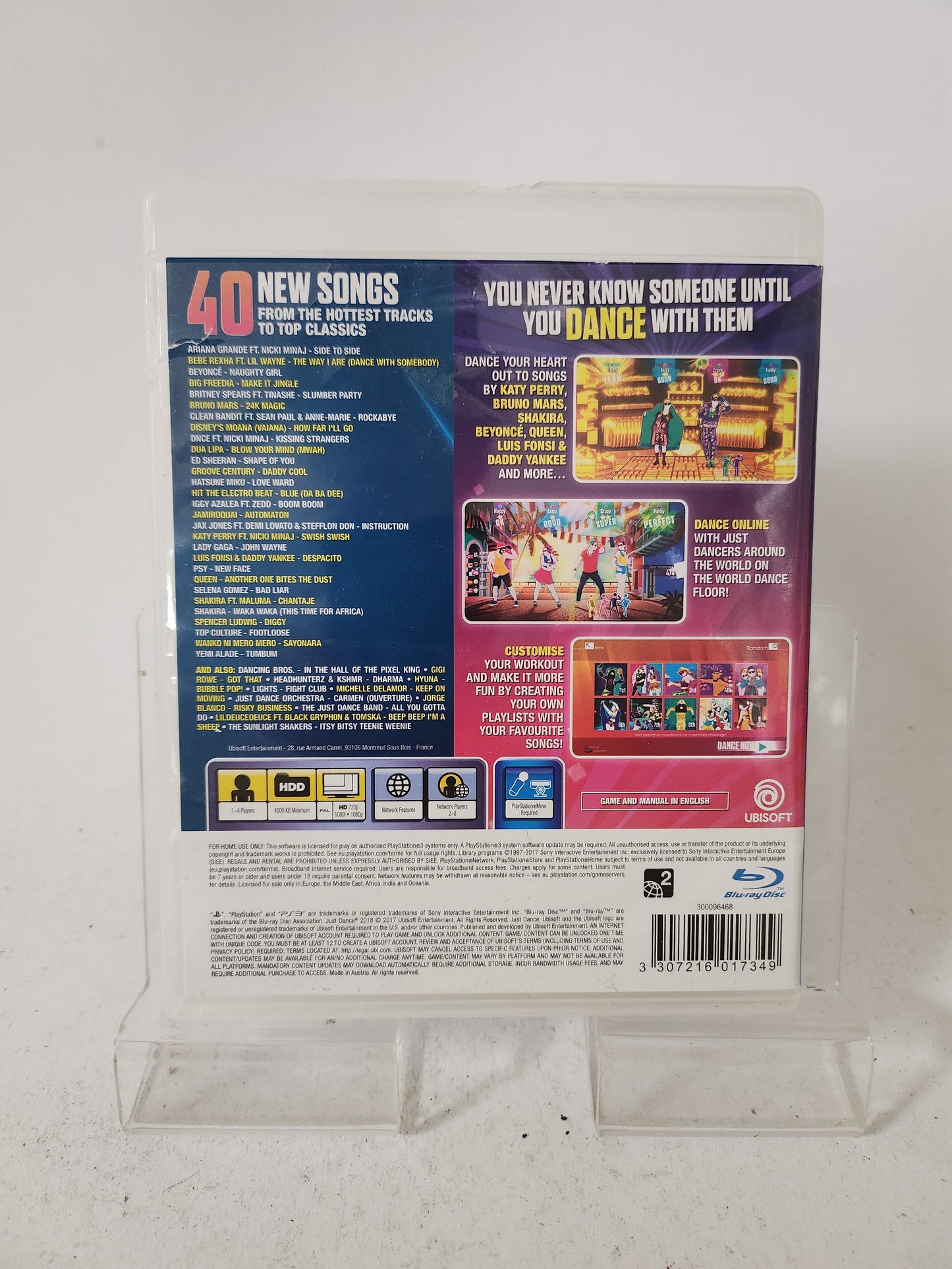 Just Dance 2018 Playstation 3