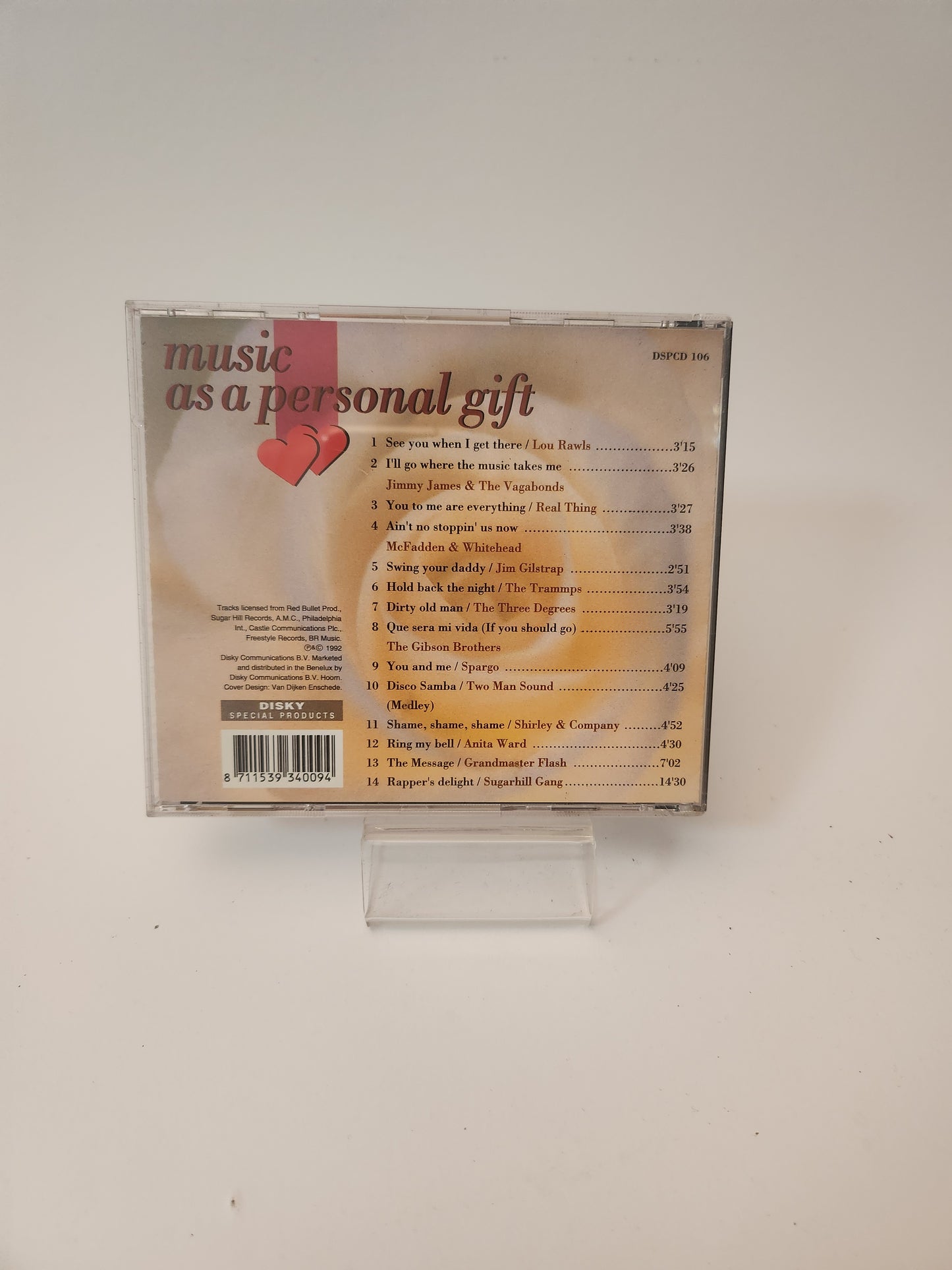 Music as A Personal Gift CD