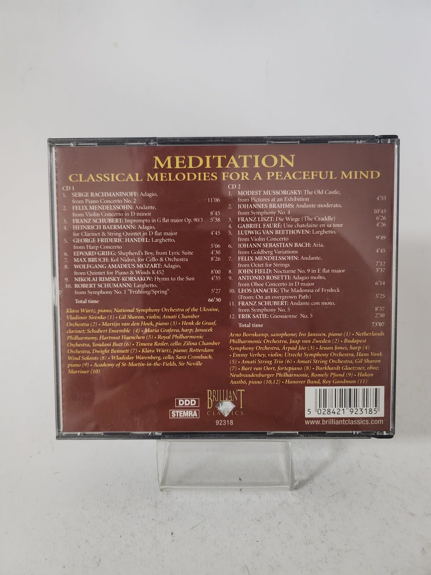Meditation: Classical Melodies for a Peaceful Mind CD Box