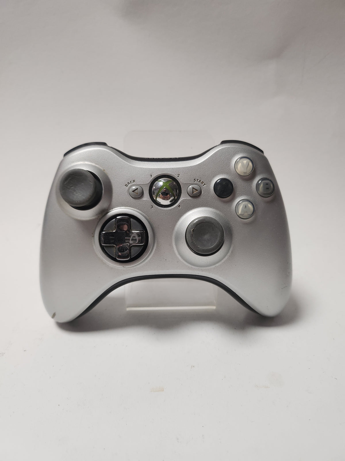 Zilver/ Zwarte Controller Xbox 360