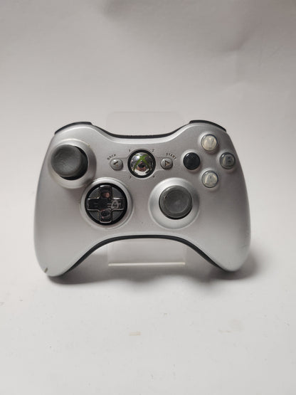 Zilver/ Zwarte Controller Xbox 360