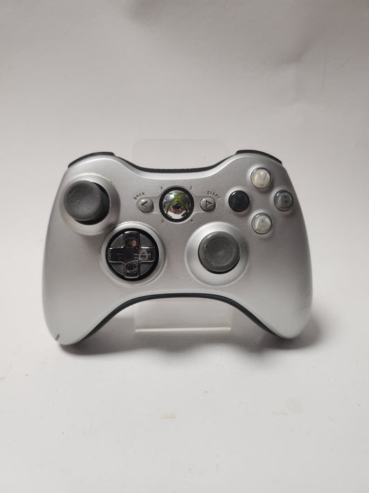 Zilver/Zwarte Controller Xbox 360
