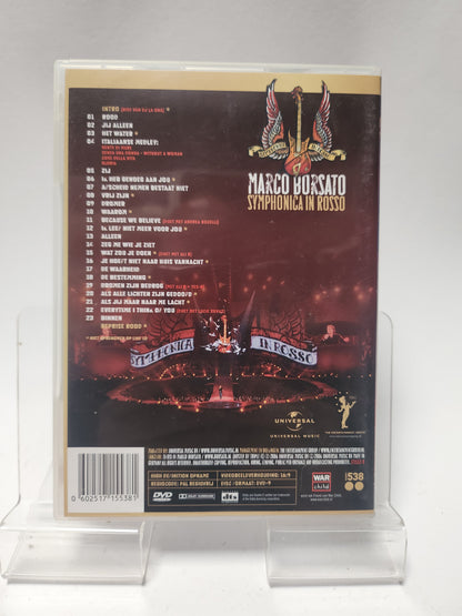 Marco Borsato: Symphonica in Rosso Dvd Muziek