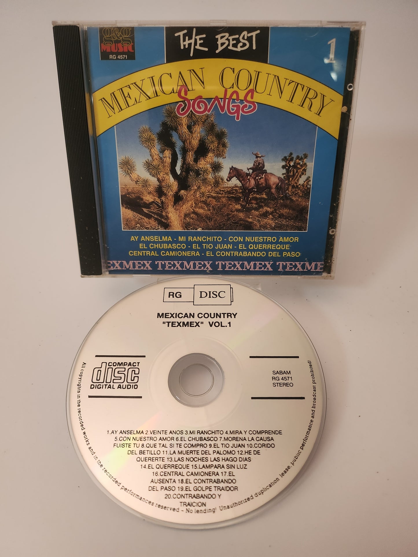 Mexican Country "Texmex" Volume 1 CD