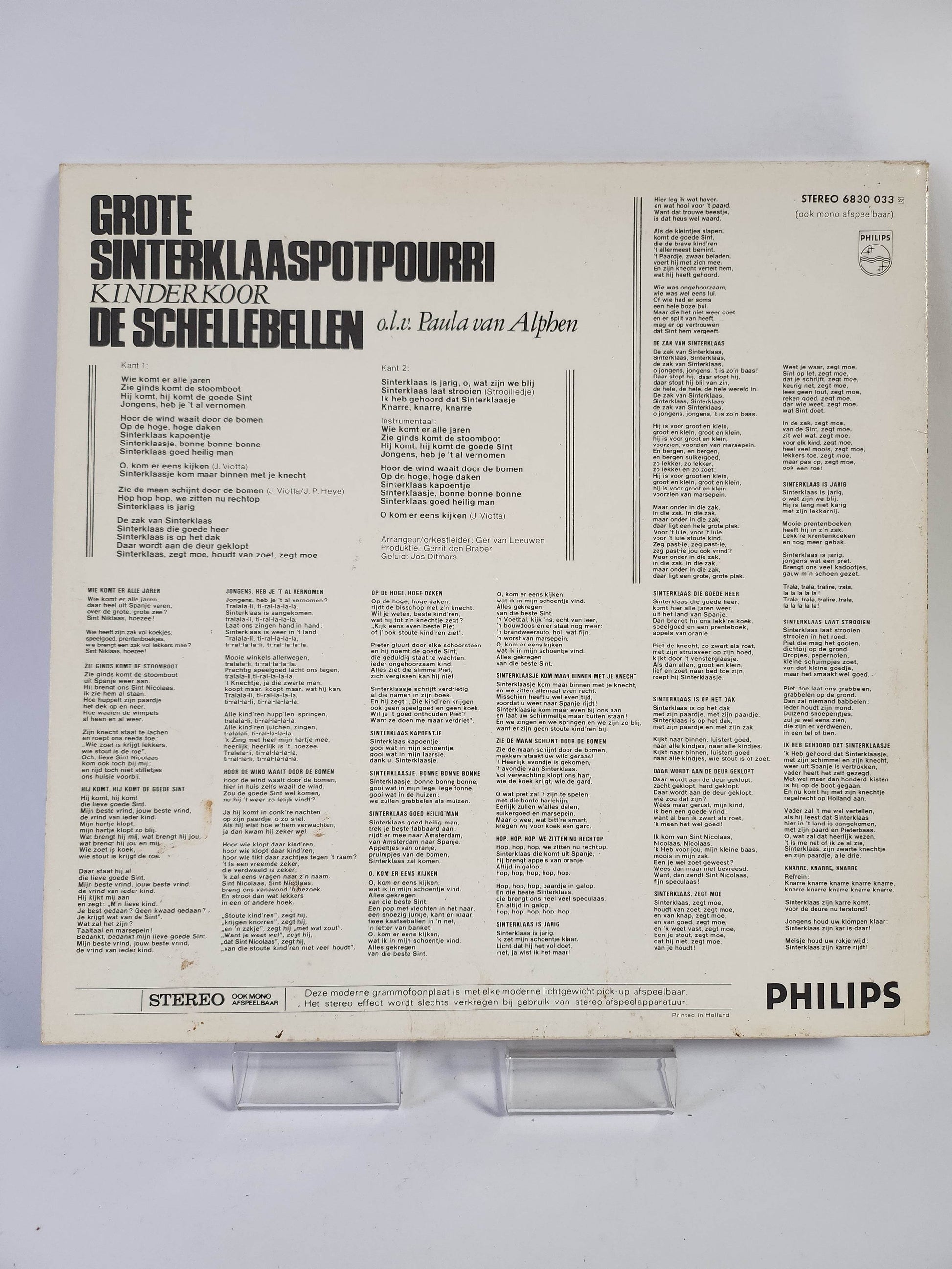 Grote Sinterklaaspotpourri LP Vinyl - Feniks Gameshop