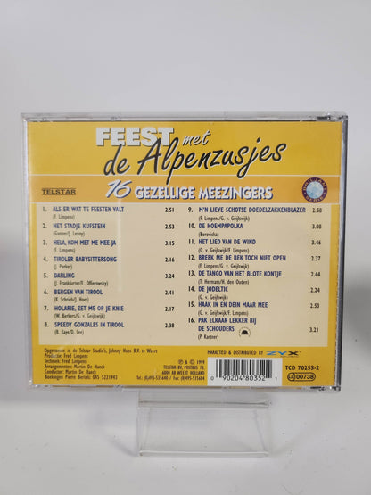 Feest met de Alpenzusjes: 16 Gezellige Meezingers CD - Feniks Gameshop