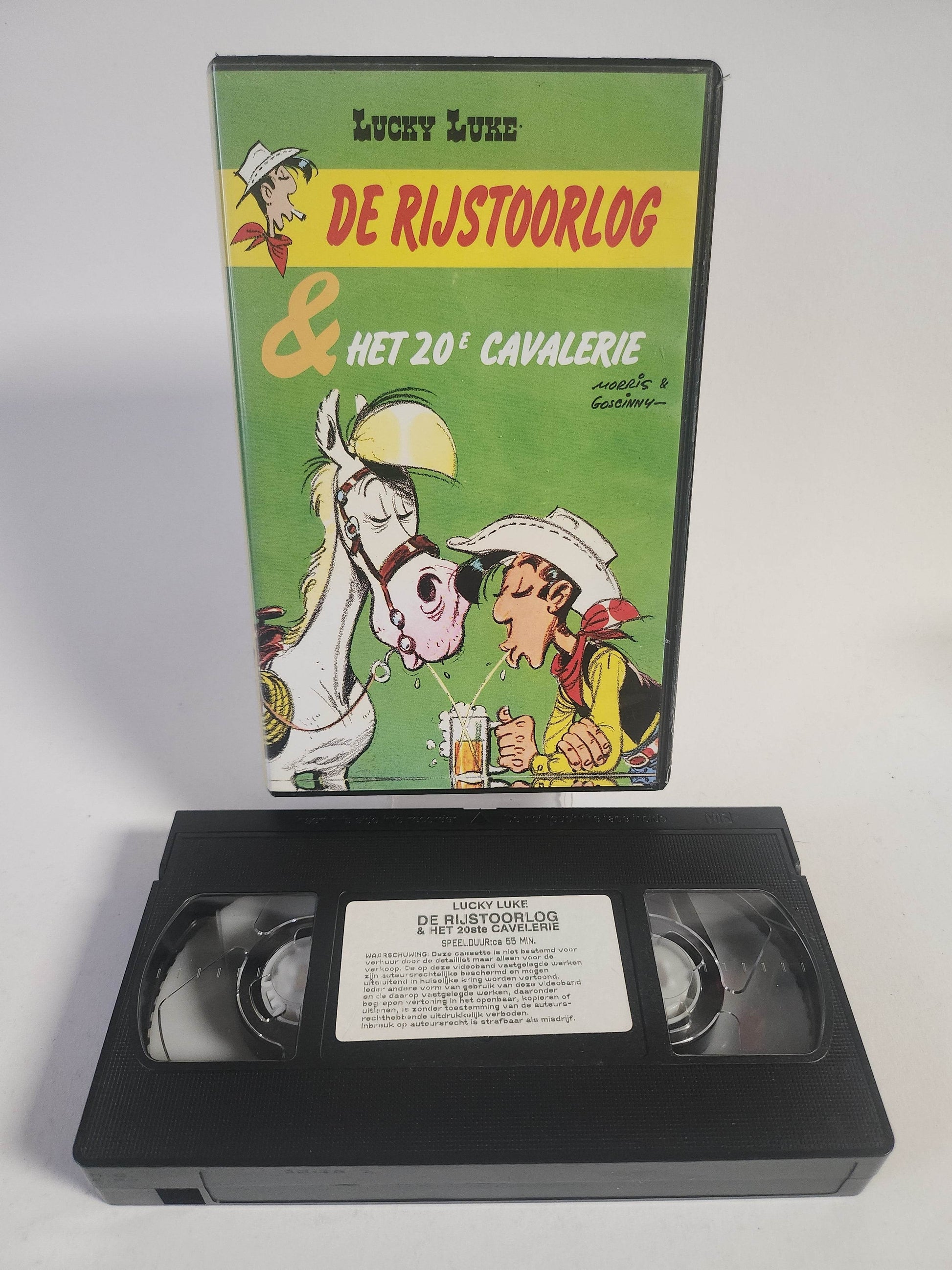 Lucky Luke: de Rijstoorlog & het 20ste Cavalerie VHS Kids - Feniks Gameshop