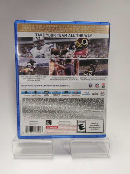 Madden NFL 17 NTSC Playstation 4