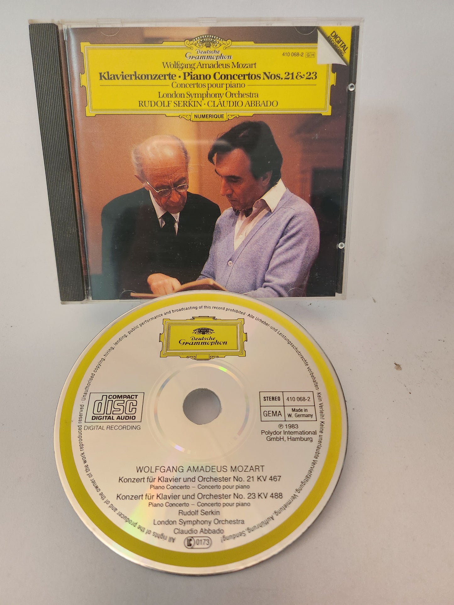 Deutsche Grammophon: Wolfgang Amadeus Mozart CD
