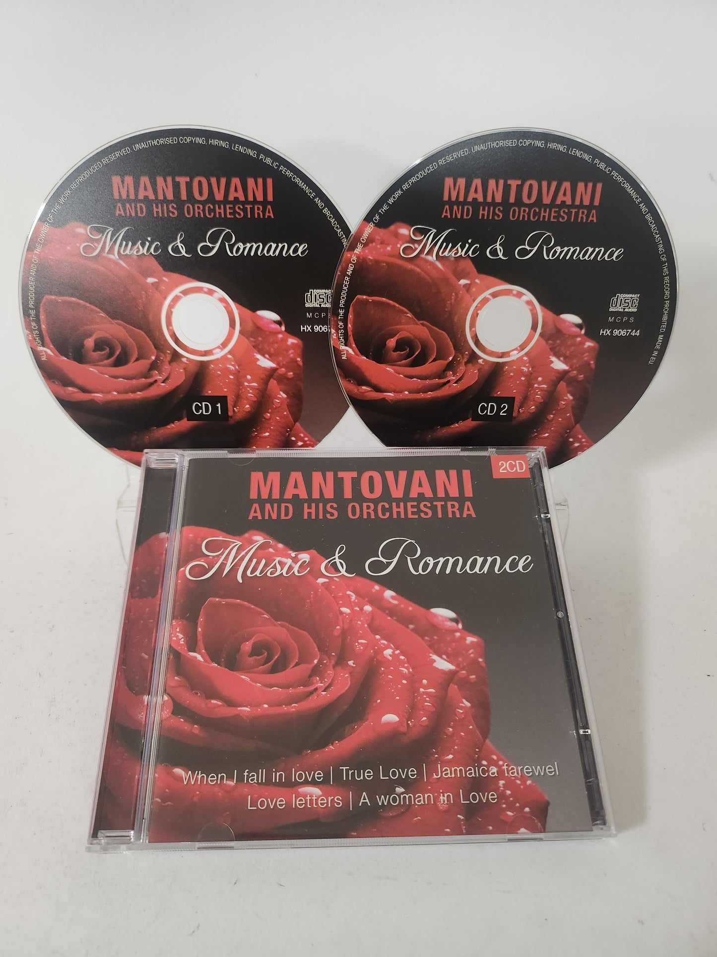 Mantovani and His Orchestra: Music & Romance Dubbel CD