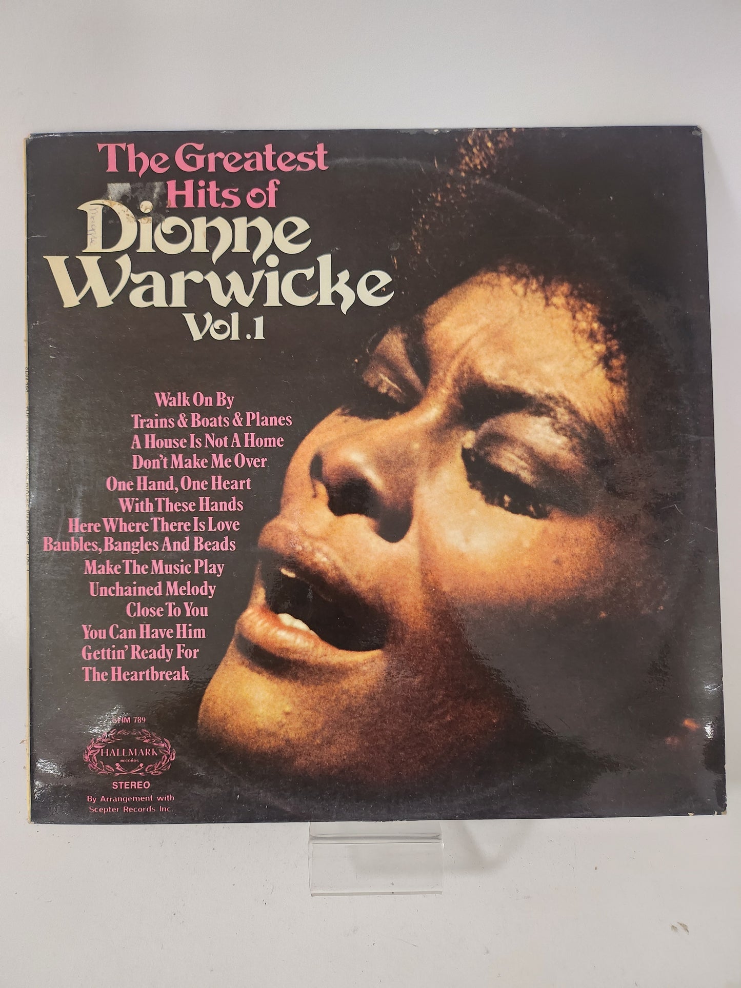 Greatest Hits of Dionne Warwicke Vol 1 LP Vinyl