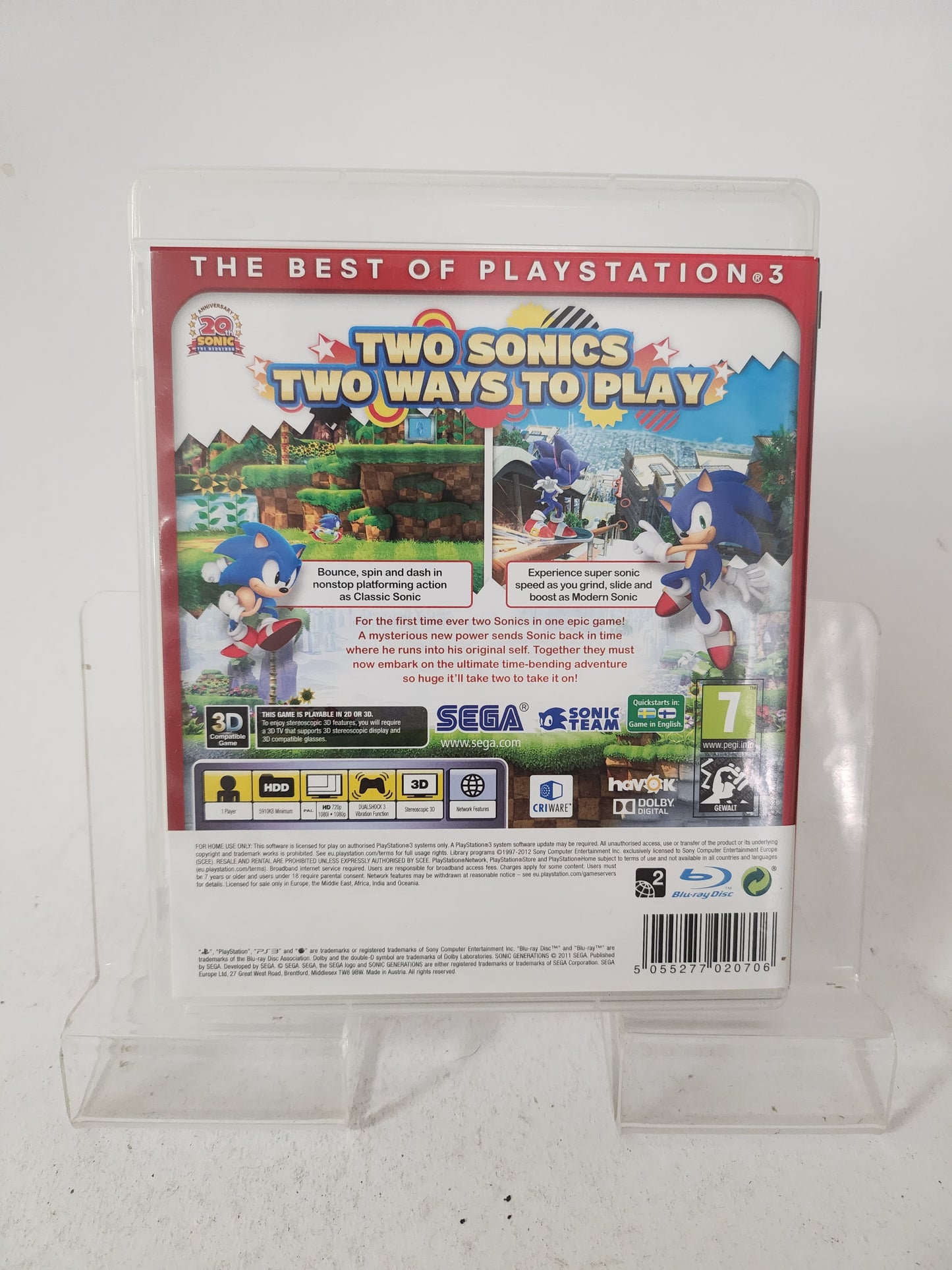 Sonic Generations Essentials Playstation 3