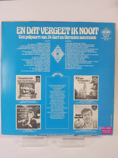 Gert en Hermien: En dat Vergeet ik Nooit LP Vinyl - Feniks Gameshop