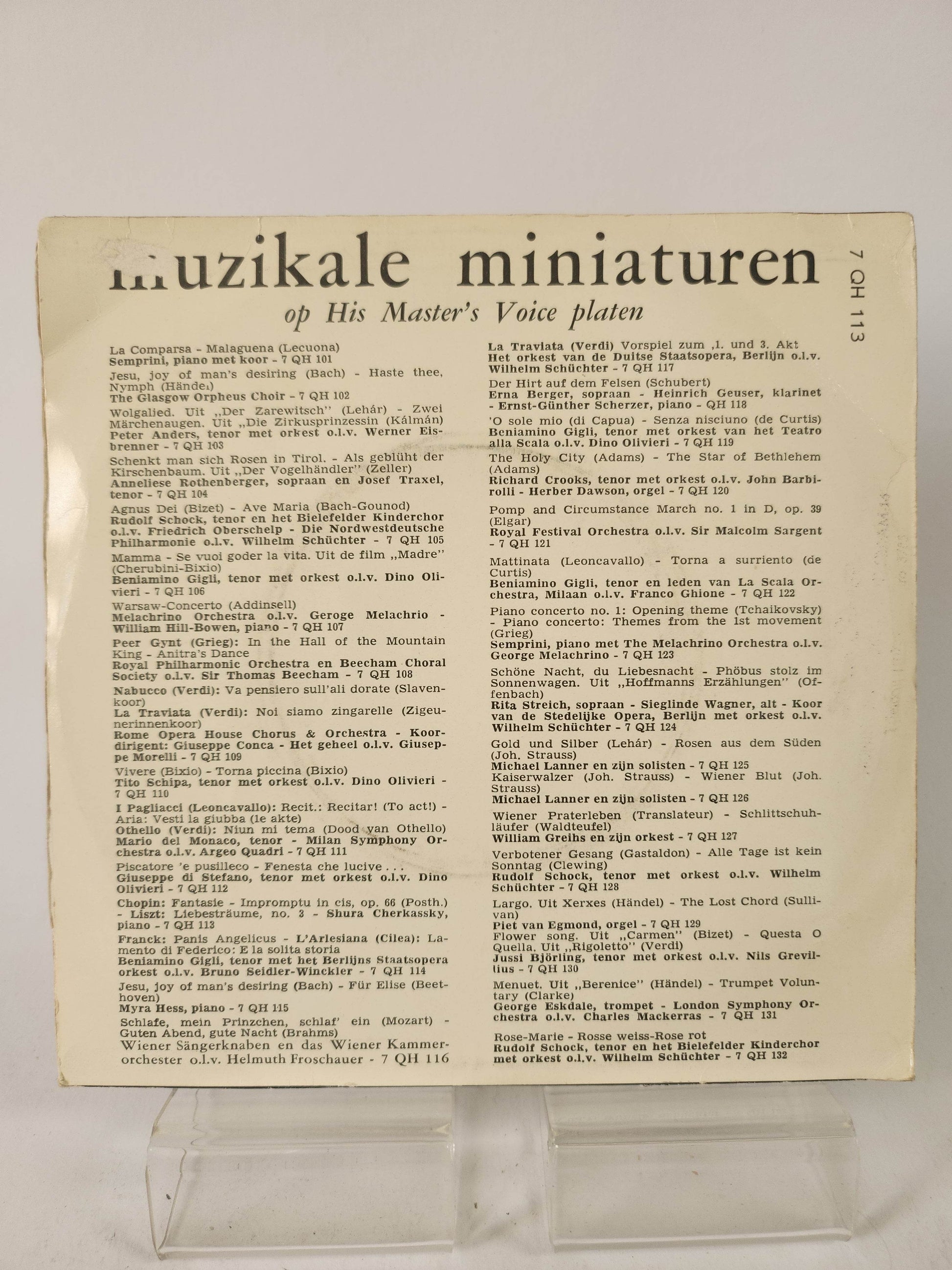 Muzikale Miniaturen Chopin Single Vinyl - Feniks Gameshop