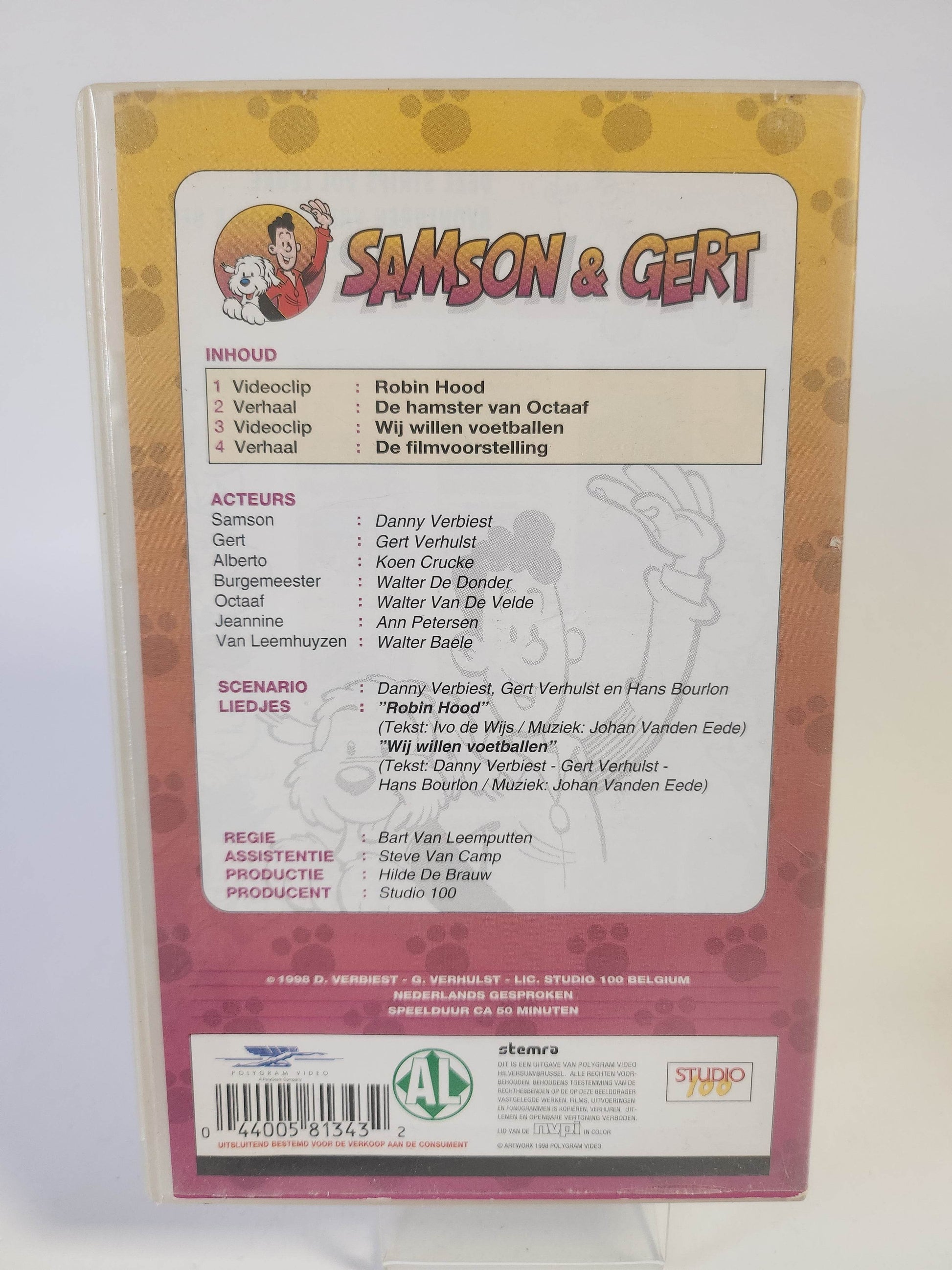 Samson & Gert de Hamster van Octaaf Deel 13 VHS - Feniks Gameshop